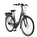FISCHER Fahrrad E-Bike »CITA ECU 2200 318«, 7 Gang, Shimano, Nexus, Frontmotor 250 W, (mit Akku-Ladegerät-mit Beleuchtungsset-mit Fahrradkorb-mit Fahrradschloss-mit Werkzeug), ebike Damen