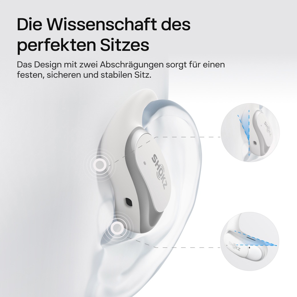 Shokz Open-Ear-Kopfhörer »OpenFit Air + Case«
