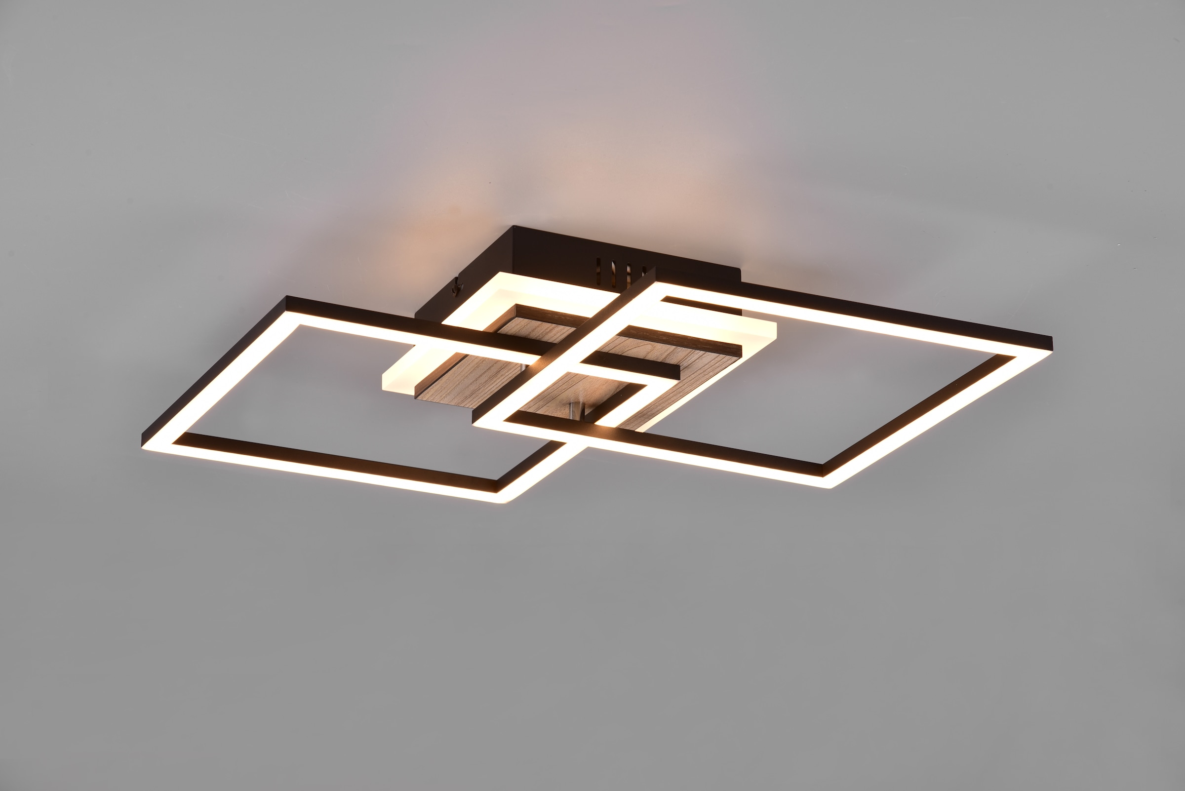 REALITY Leuchten LED Deckenleuchte »GIRO, LED Deckenlampe 25W CCT 2700-6500K dimmbar Fernbedienung Memory«, 1 flammig, Leuchtmittel LED-Board | LED fest integriert, Nachtlicht, dimmen: Wandschalter + Fernbedienung, auch als Wandleuchte