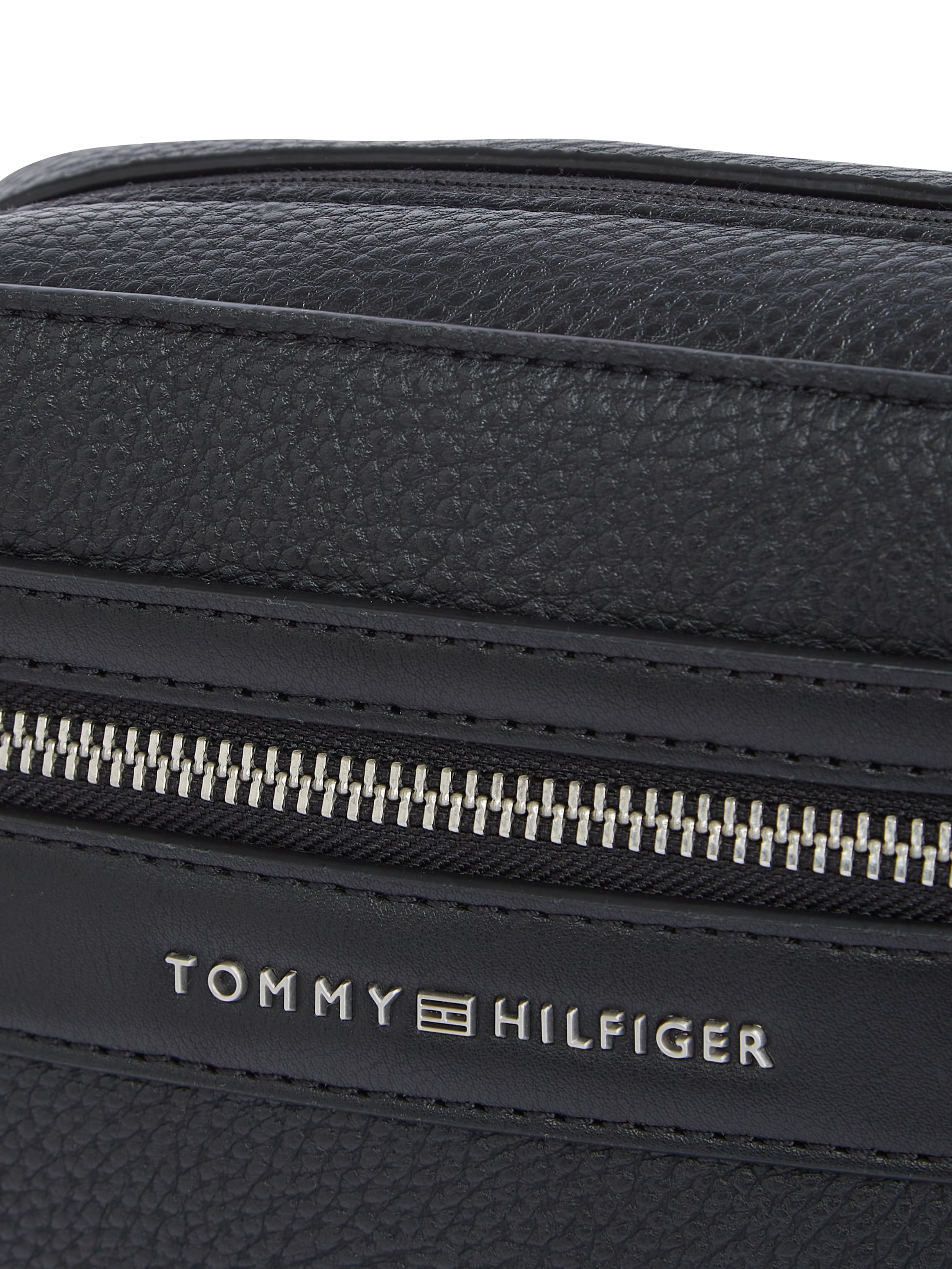 Tommy Hilfiger Umhängetasche »TH CENTRAL MINI REPORTER«, Herren Schultertasche mit RV-Vordertaschenfach