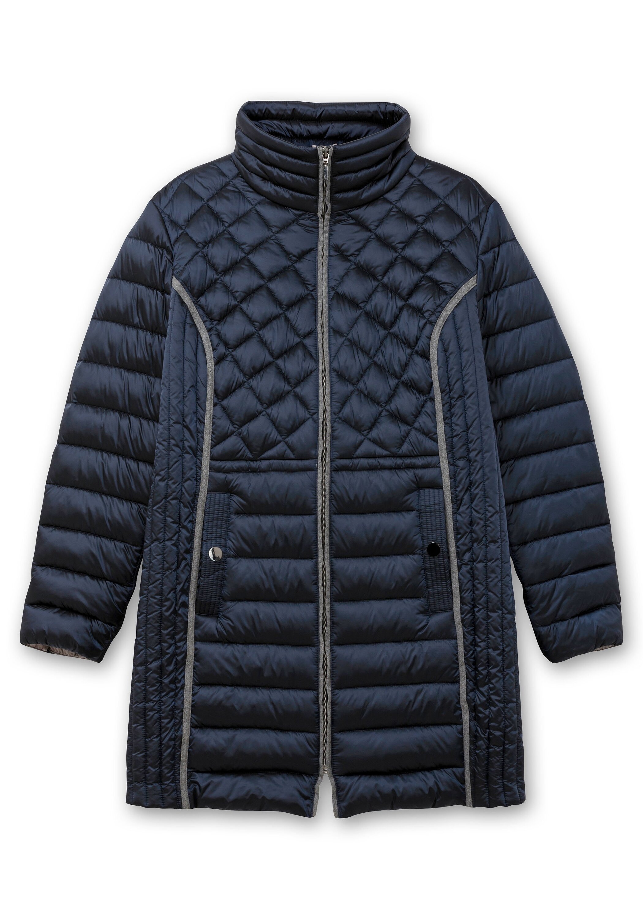 Sheego Steppjacke »Winterjacke mit feinem Schimmer und verschiedenen Steppungen«