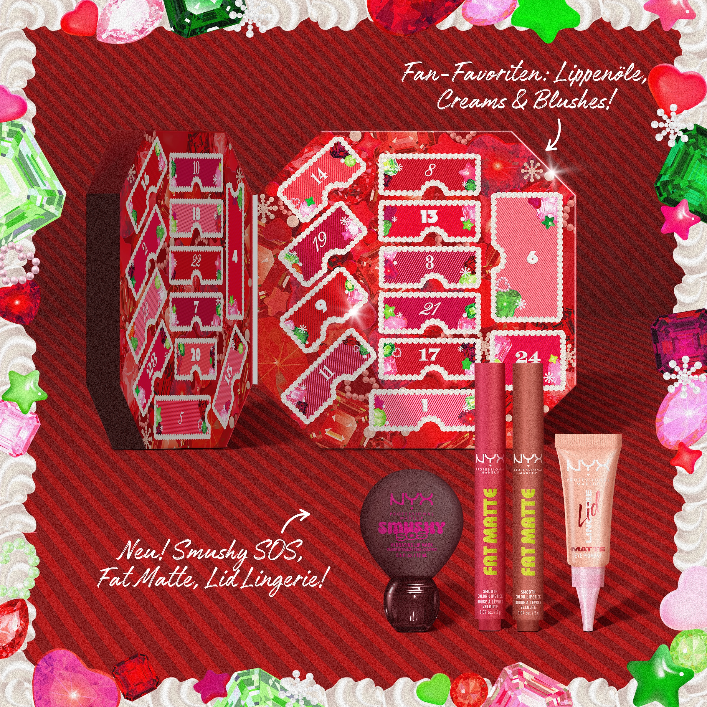 NYX PROFESSIONAL MAKEUP Kosmetik-Adventskalender »NYX Professional Makeup Bling Box Adventskalender« ab 13 Jahren
