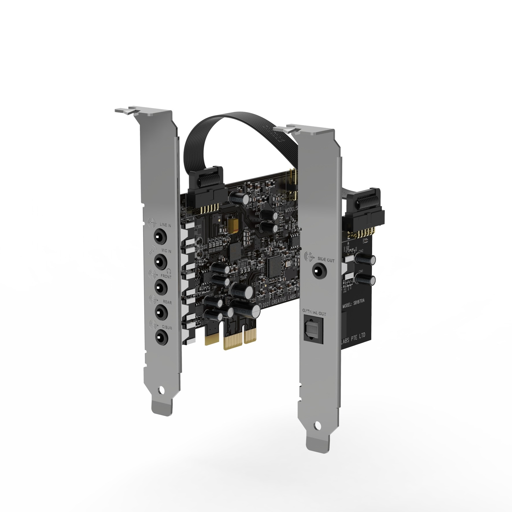 Creative Soundkarte »Sound Blaster Audigy FX V2«, Hi-Res 5.1 PCIe