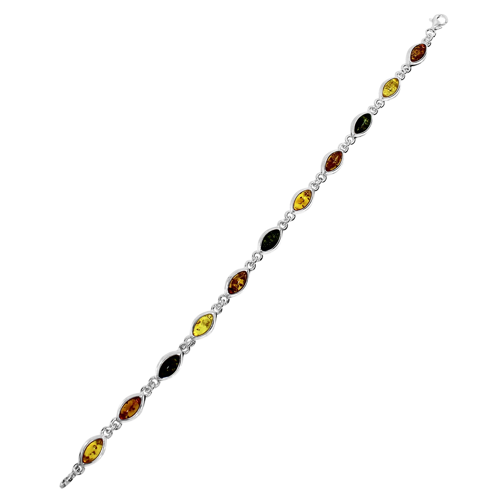 OSTSEE-SCHMUCK Armband »- Alwa - Silber 925/000 - Bernstein«