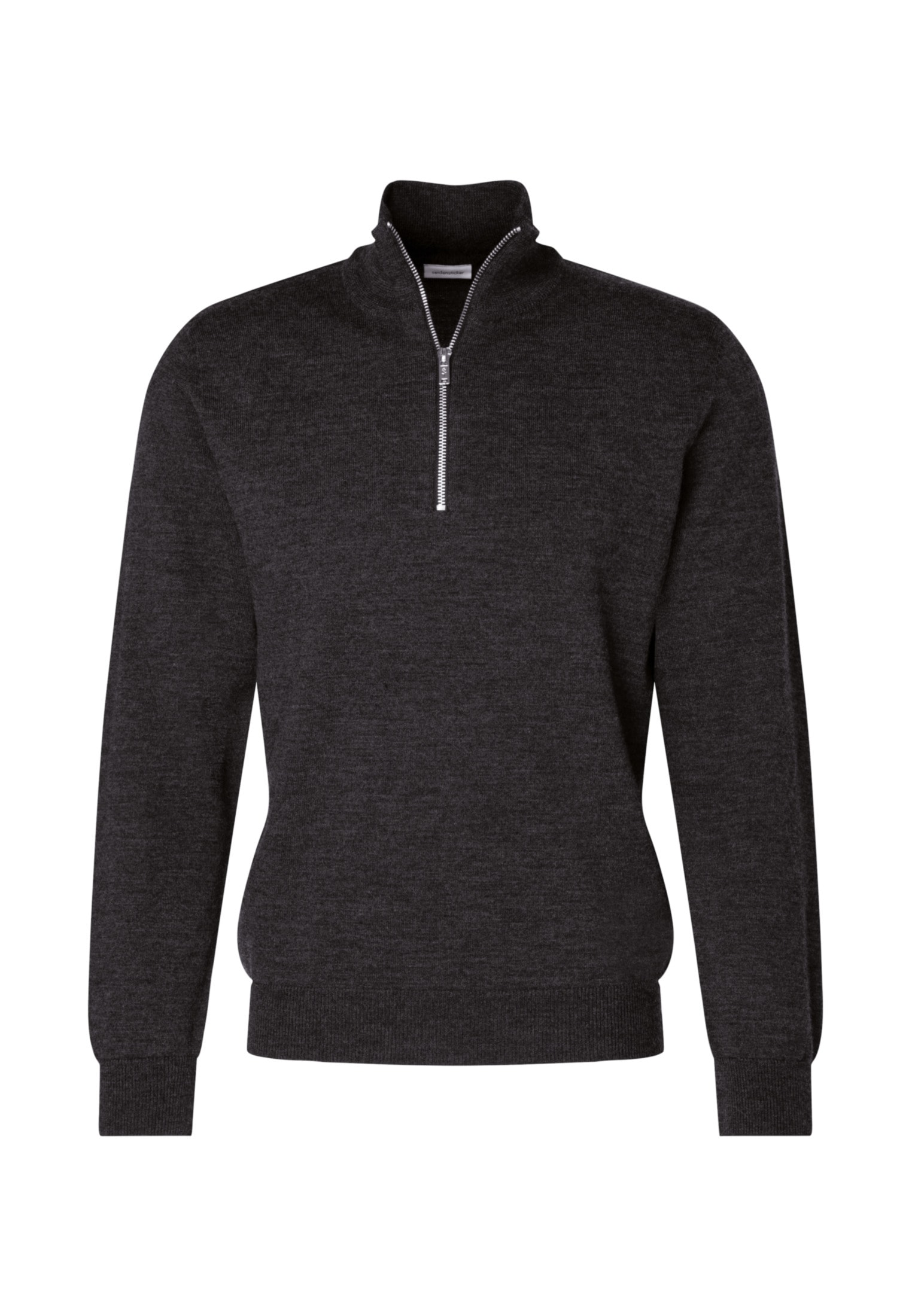 seidensticker Stehkragenpullover »Schwarze Rose« Quarter Zip Uni