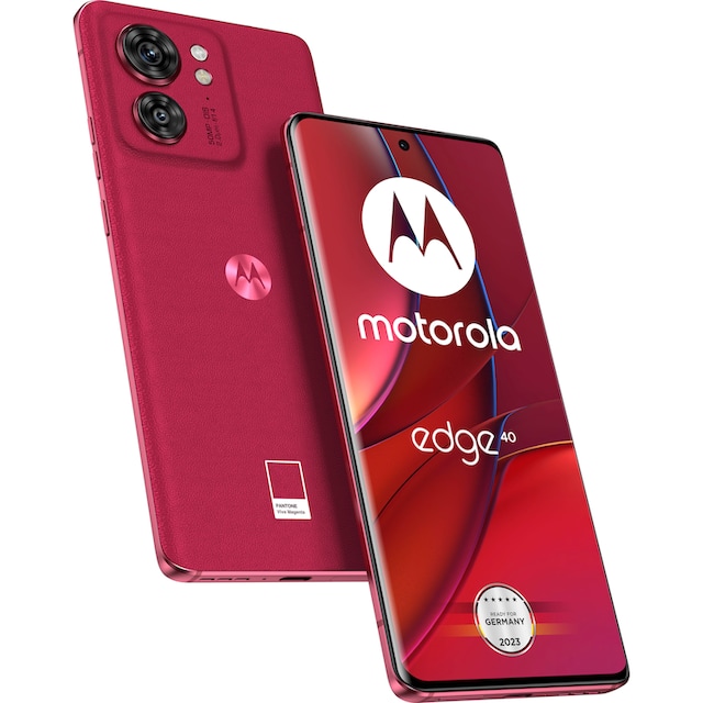 Motorola Smartphone »Edge 40«, eclipse black, 16,63 cm/6,55 Zoll, 256 GB  Speicherplatz, 50 MP Kamera ➥ 3 Jahre XXL Garantie | UNIVERSAL