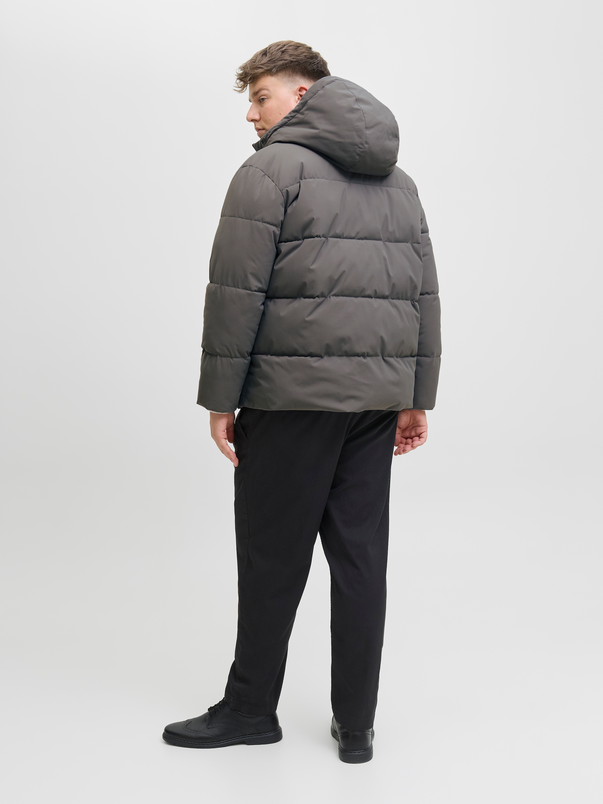 Jack & Jones PlusSize Steppjacke »JJGLOBAL PUFFER JACKET PLS« mit Kapuze