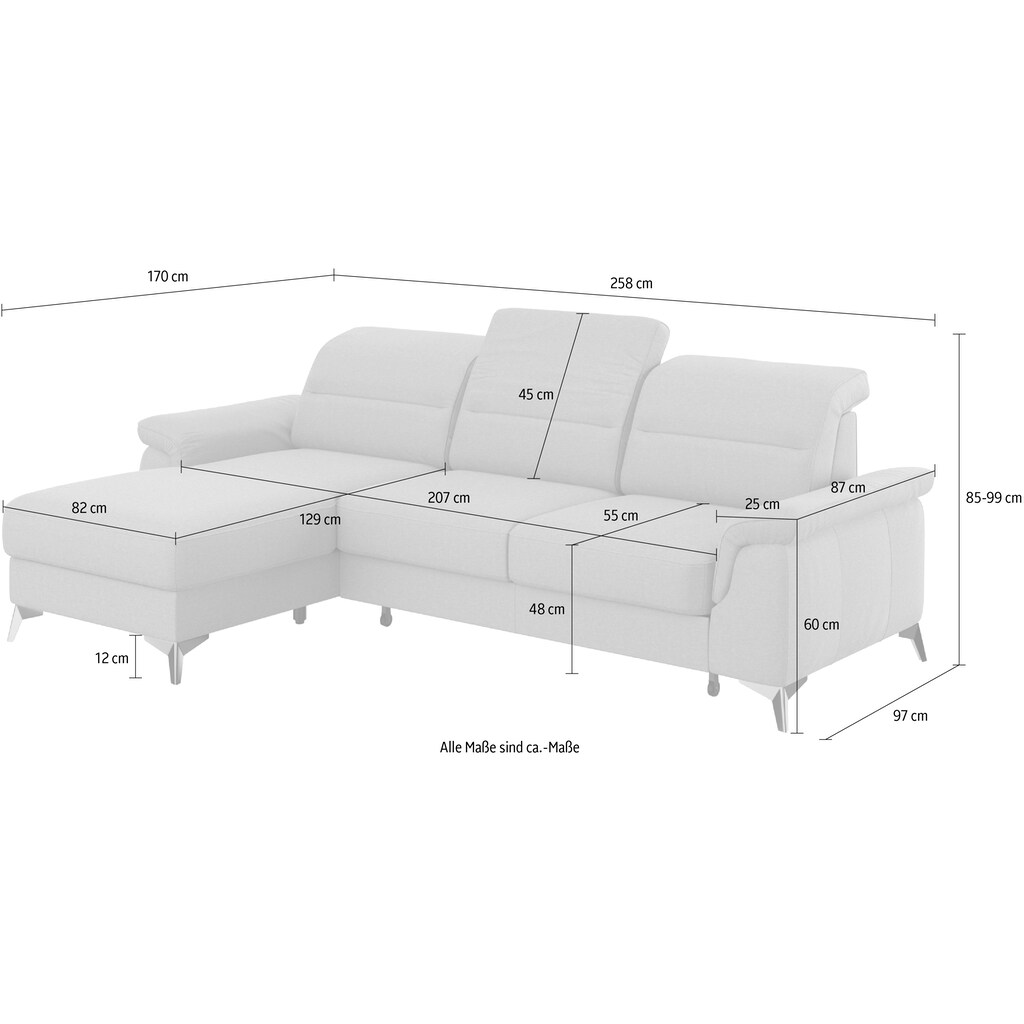 sit&more Ecksofa »Sinatra«