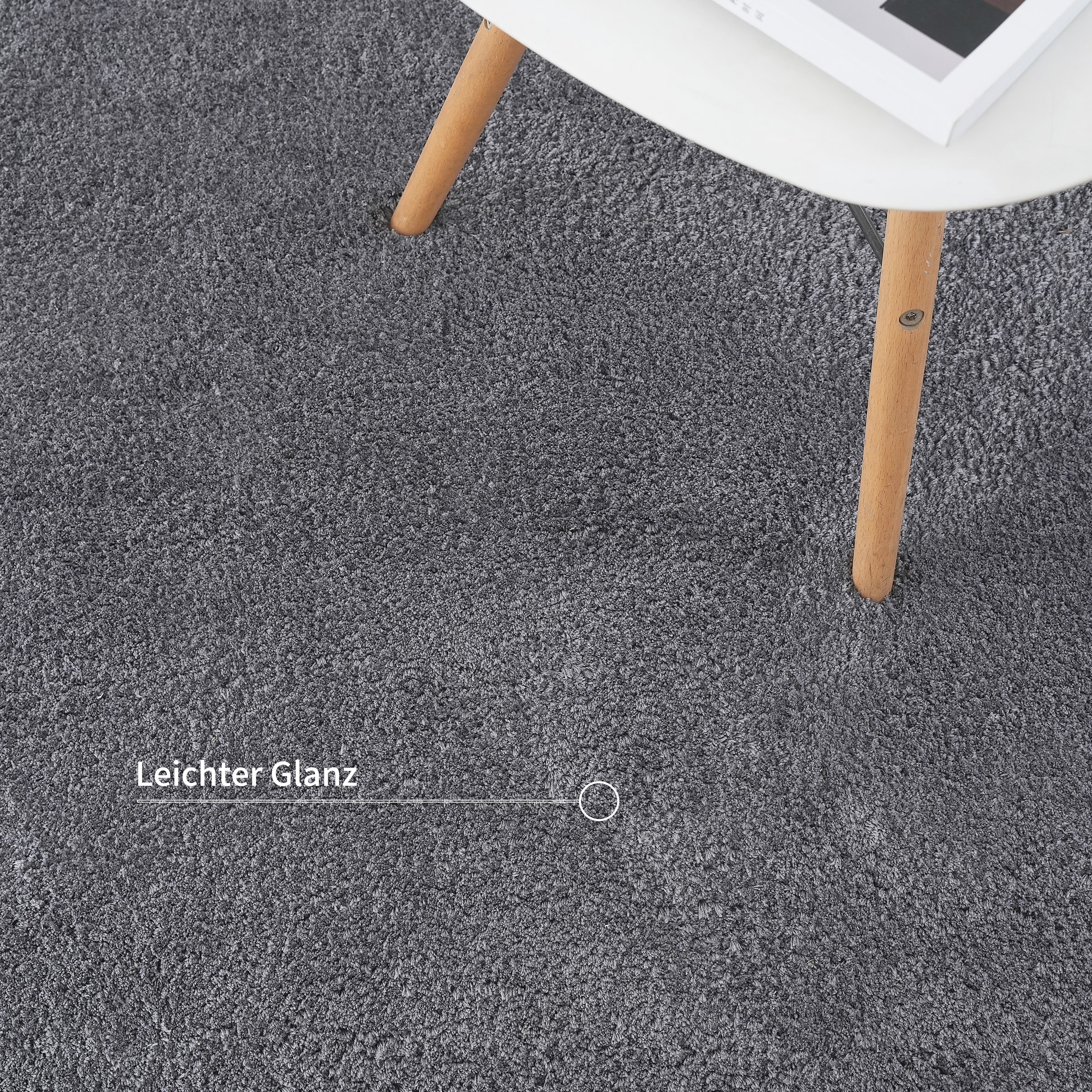 my home Hochflor-Läufer »Microfaser Teppich Magong, besonders weich, sehr feiner Flor«, rechteckig, 25 mm Höhe, uni Teppiche, Wohnzimmer, Schlafzimmer, Kinderzimmer, Flur, Brücke