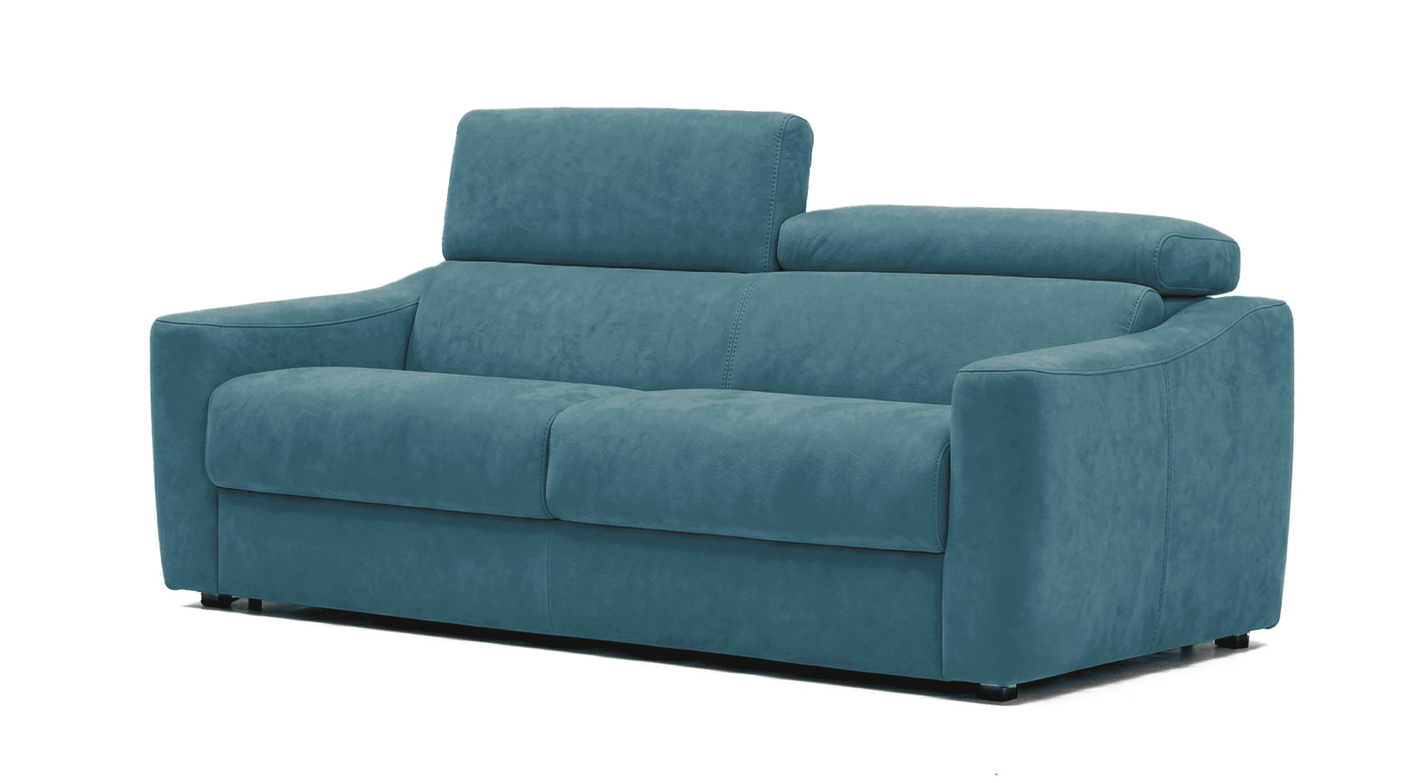 Egoitaliano Schlafsofa »STRIKE, Made in Italy-Designsofa mit Dauerschlaffunktion,Breite 195 cm« Bettsofa, Luxus-Microfaser Lederoptik mit verstellbaren Kopfstützen