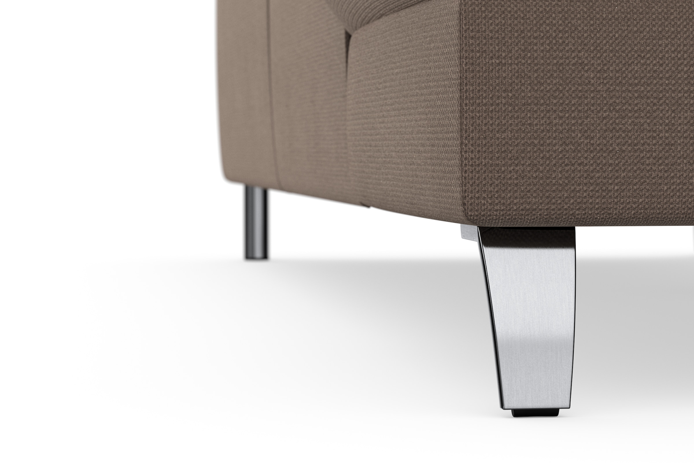 sit&more Ecksofa »Grenoble L-Form mit Federkern«, wahlweise mit Bettfunktion, Bettkasten, Arm- und Kopfteilverstellung