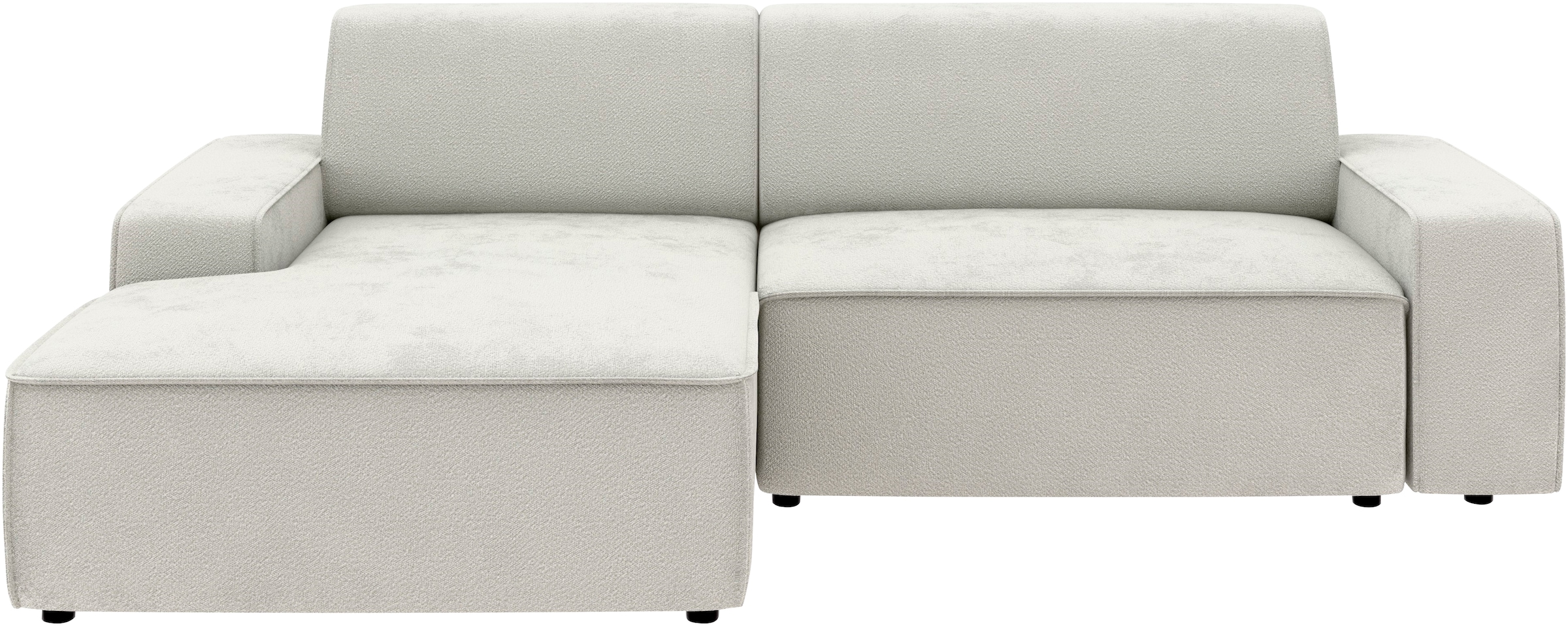 TRENDMANUFAKTUR Ecksofa »Graz, wahlweise mit Sitzvorschub und Bettkasten, L-Form, Breite 246 cm«, in Cord-, haustierfreundlichem LEO Struktur- oder LUMOS-3D-Bezug