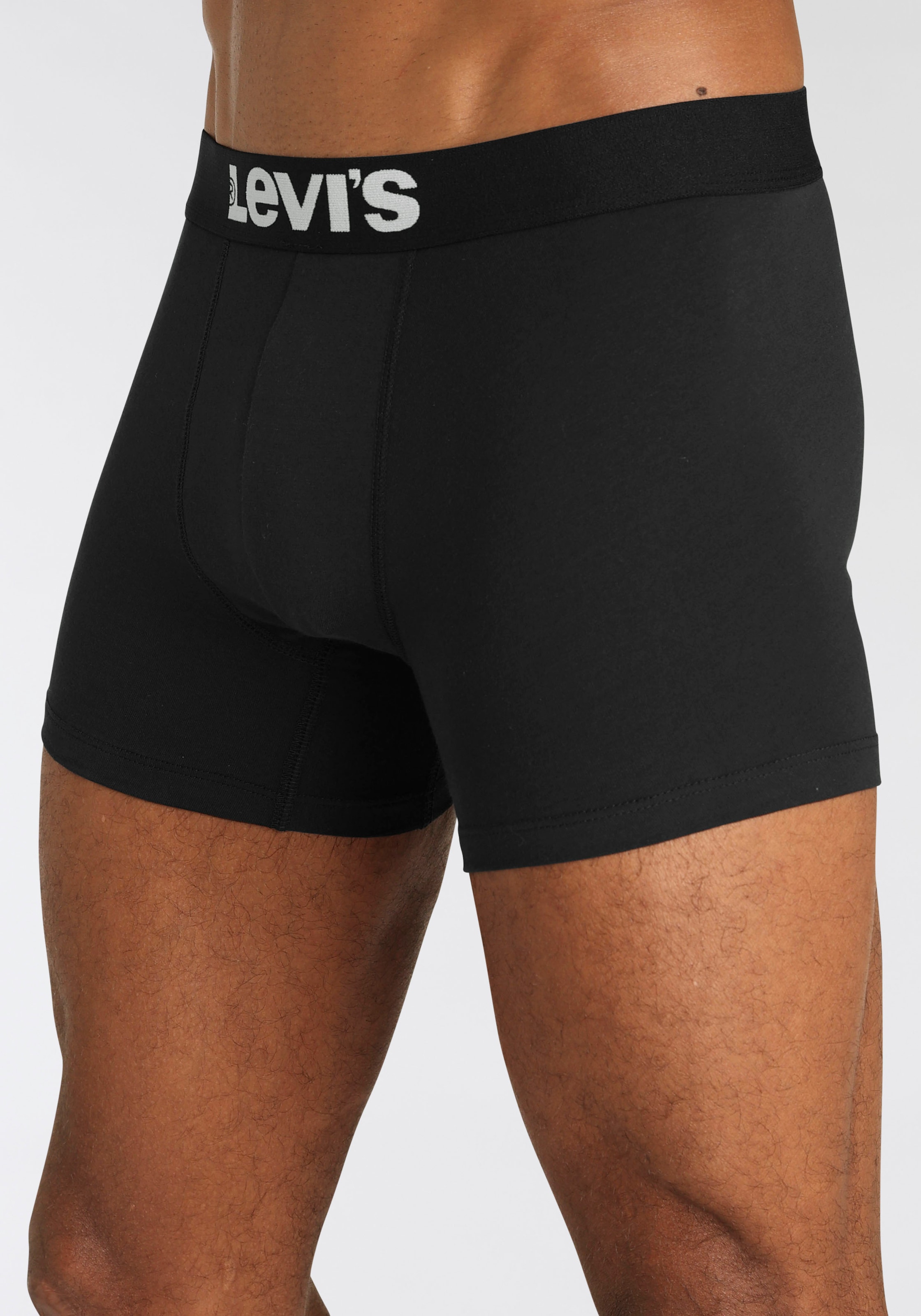 Levi's® Boxershorts »Levi's Men Solid Badic Boxer 6er Pack«, (Packung, 6 St.), Komfort und Style, 6er Multipack