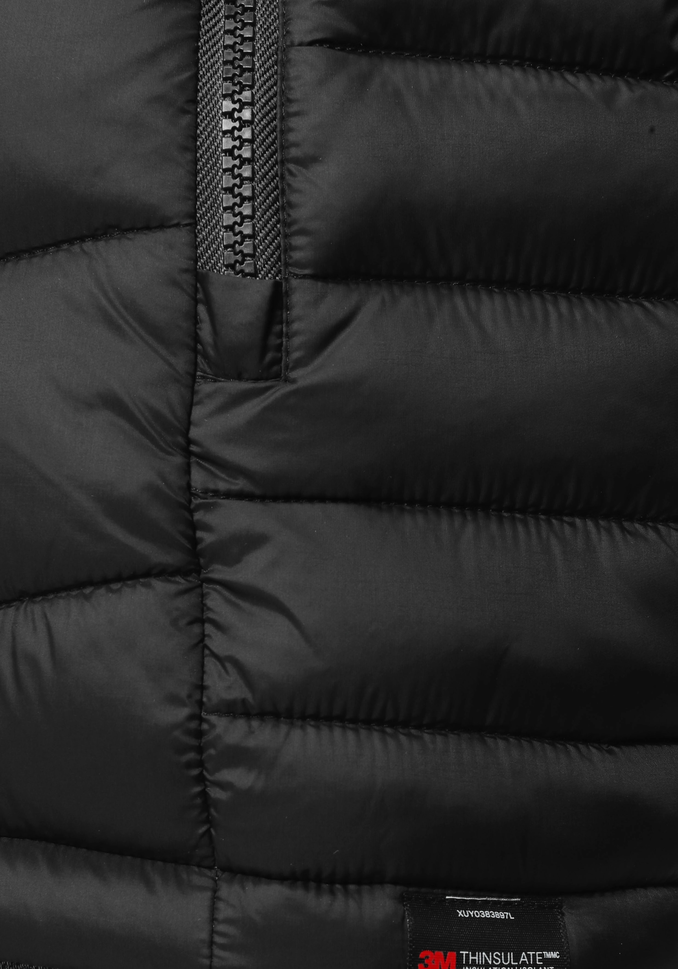Polarino Steppjacke, mit Kapuze, für kühle Tage, aus leichtem Webmaterial, wasserabweisend