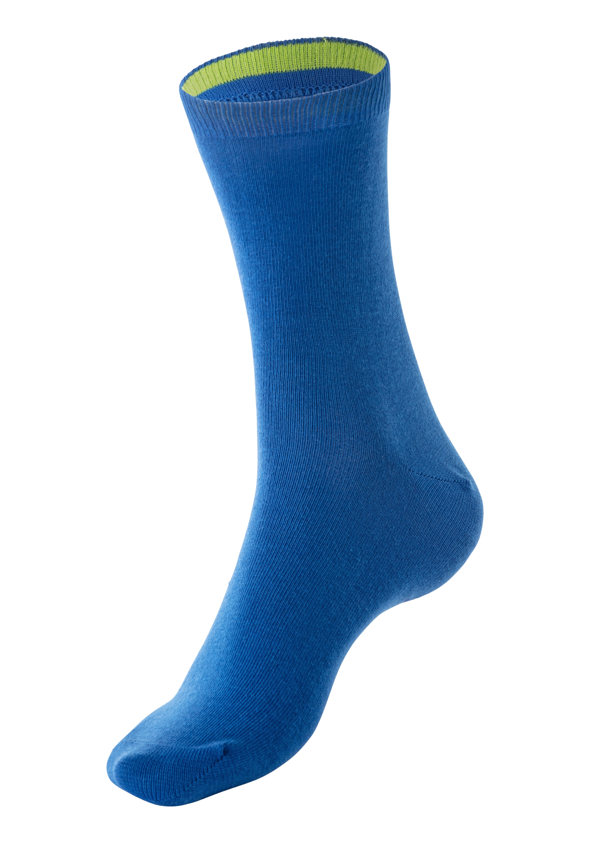 Bench. Socken, (Dose, 4 Paar), mit farbigen Innenbündchen, sortiert in edler Geschenkdose