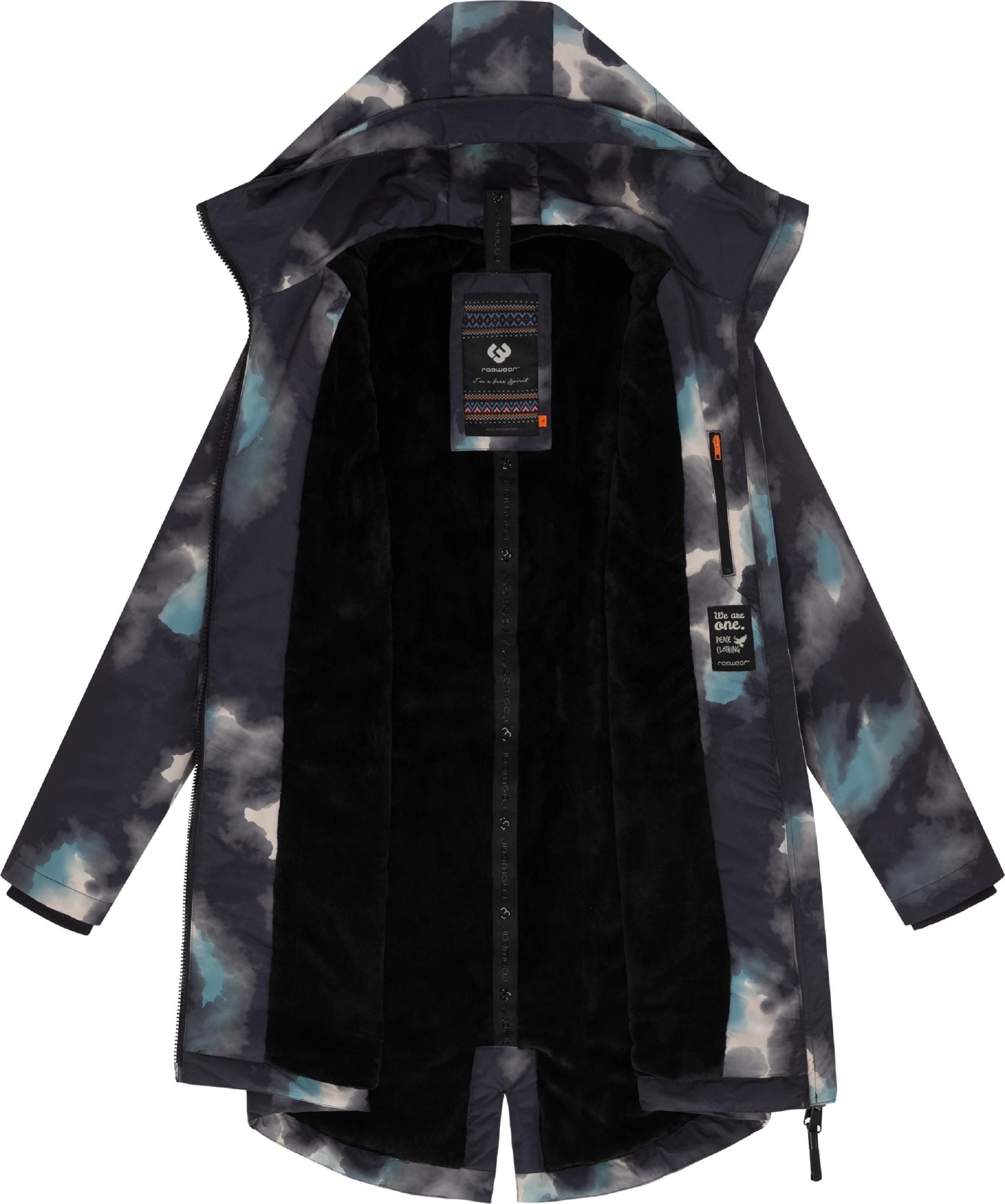 Ragwear Wintermantel »Wintermantel Holstic Print«
