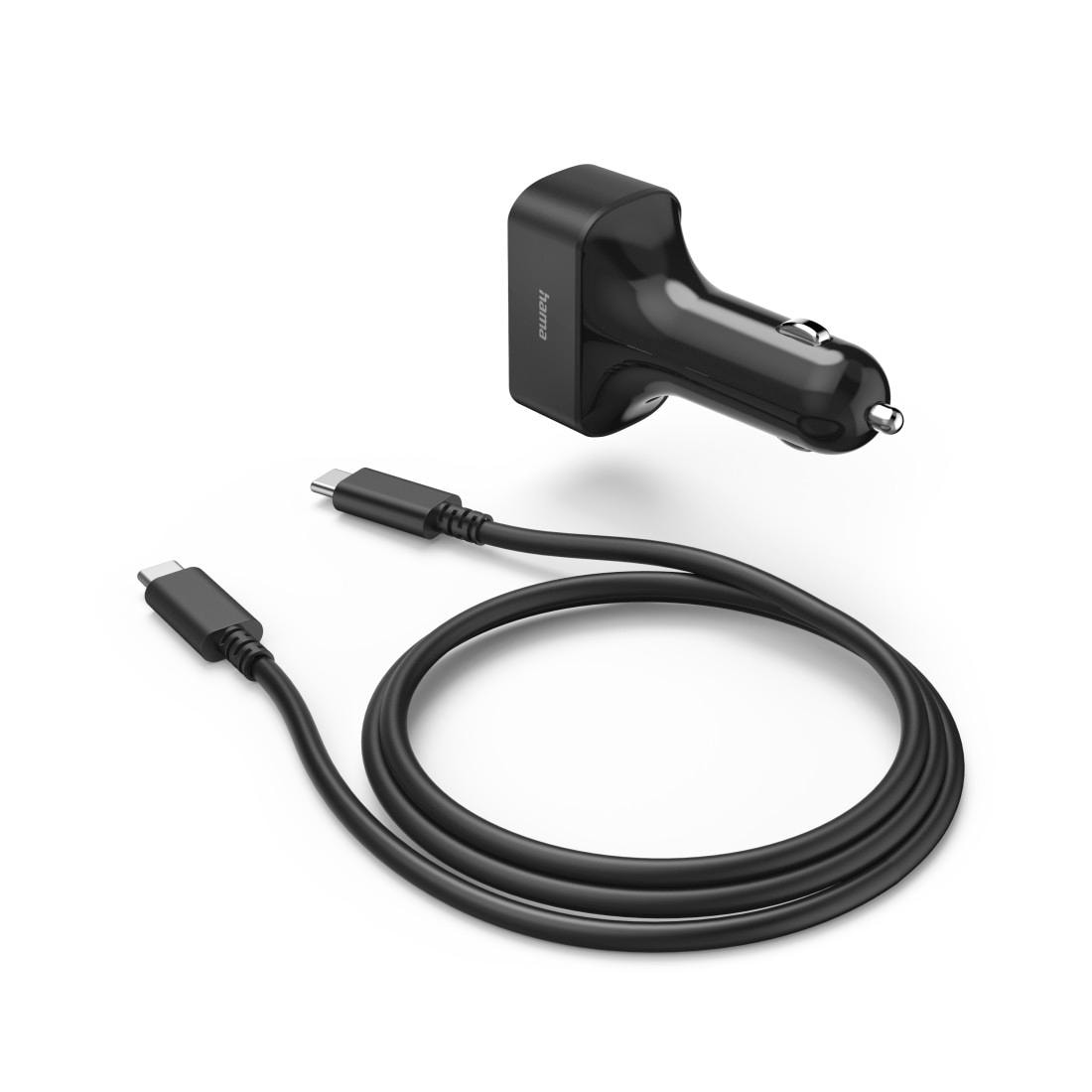 Hama Notebook-Netzteil »Universal USB-C Kfz Notebook Netzteil schwarz, 5-20 V Eingangsspannung«