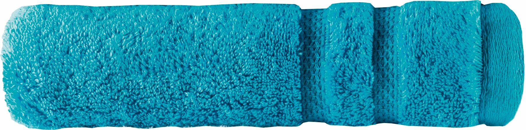 Egeria Handtücher »Micro Touch«, (2 St., 2er Set Handtücher 50 x 100 cm), Streifenbordüre, extrem saugfähig & flauschig, 100% Baumwolle