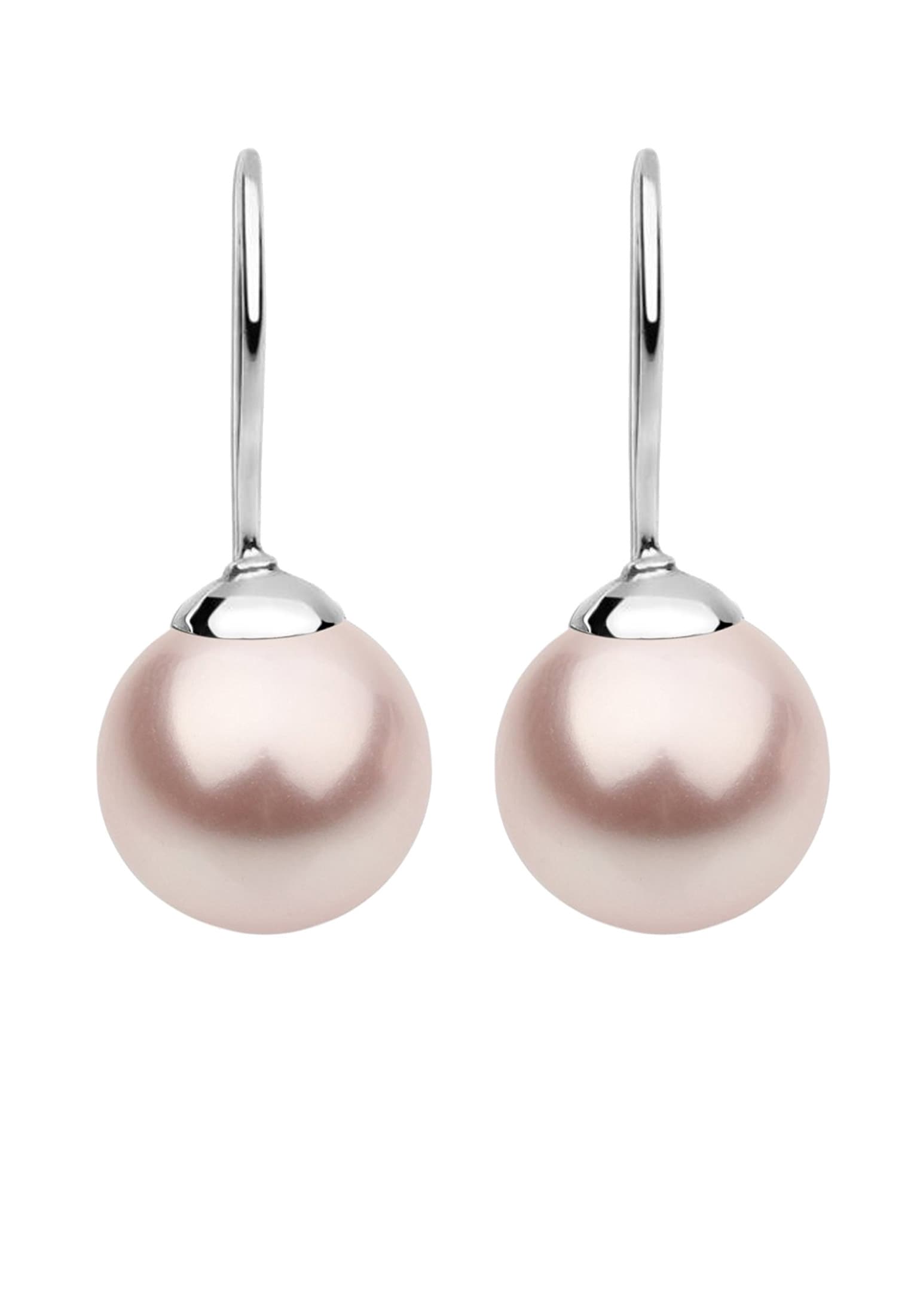 Nenalina Paar Ohrhänger »Ohrringe Hänger Basic Synthetische Perle 925 Silber«