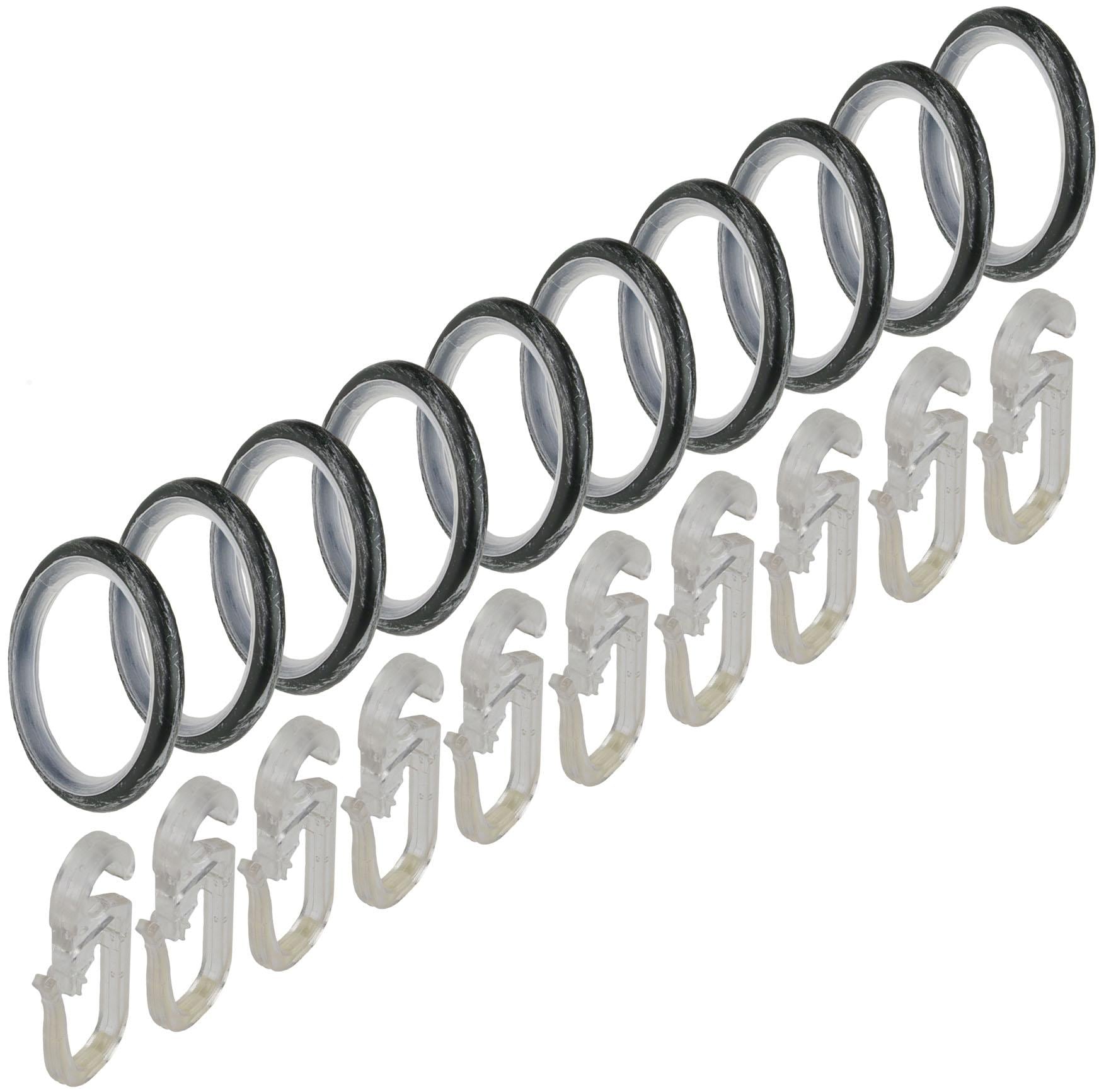 Liedeco Gardinenstange »Esp Kugel«, 2 läufig-läufig, Fixmaß, 2-läufig im Fixmaß Ø 16 mm