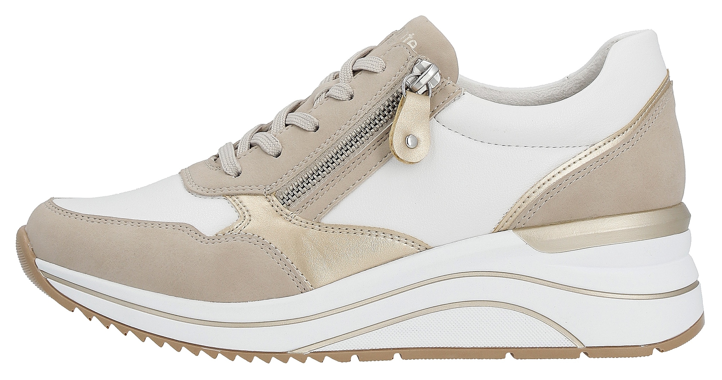 Remonte Keilsneaker, Freizeitschuh, Halbschuh, Schnürschuh, vegane Verarbeitung