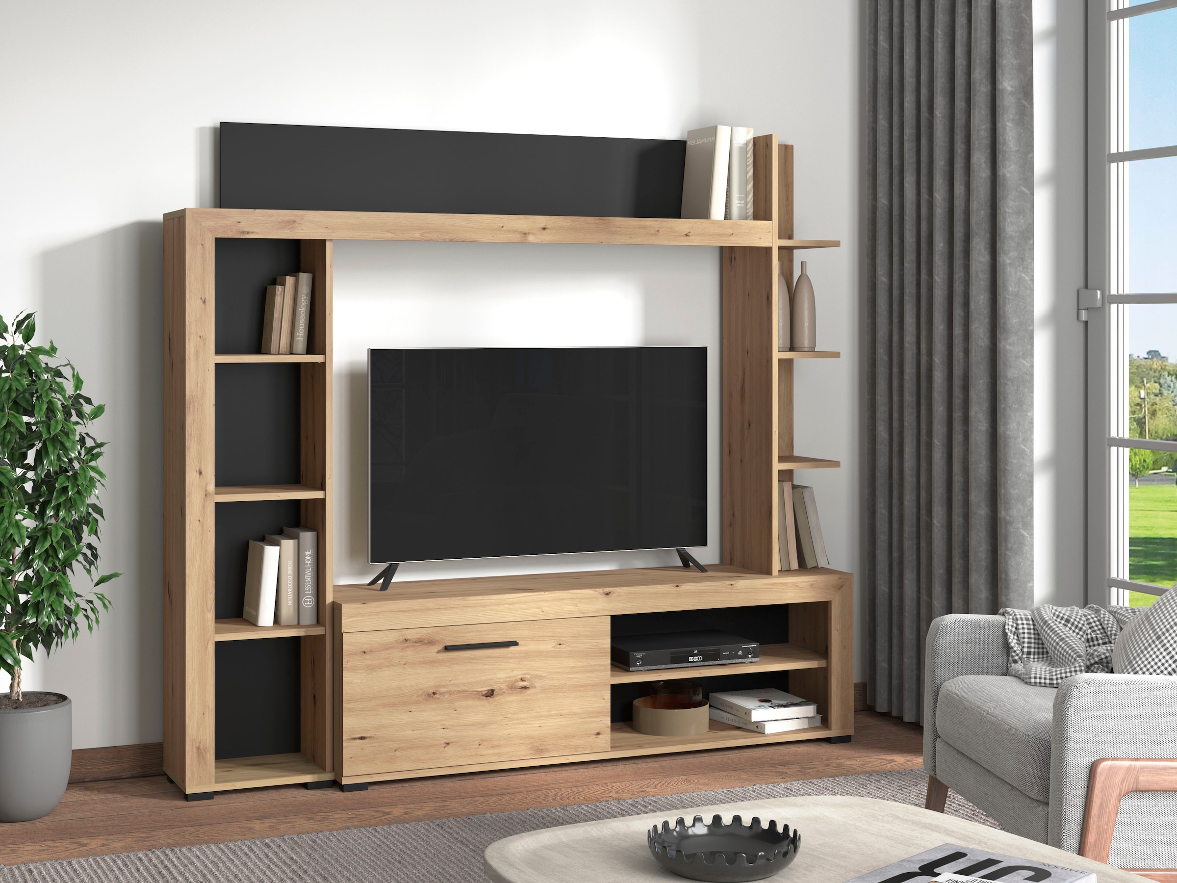 INOSIGN Wohnwand »Rubi« 4 Stk. tlg.