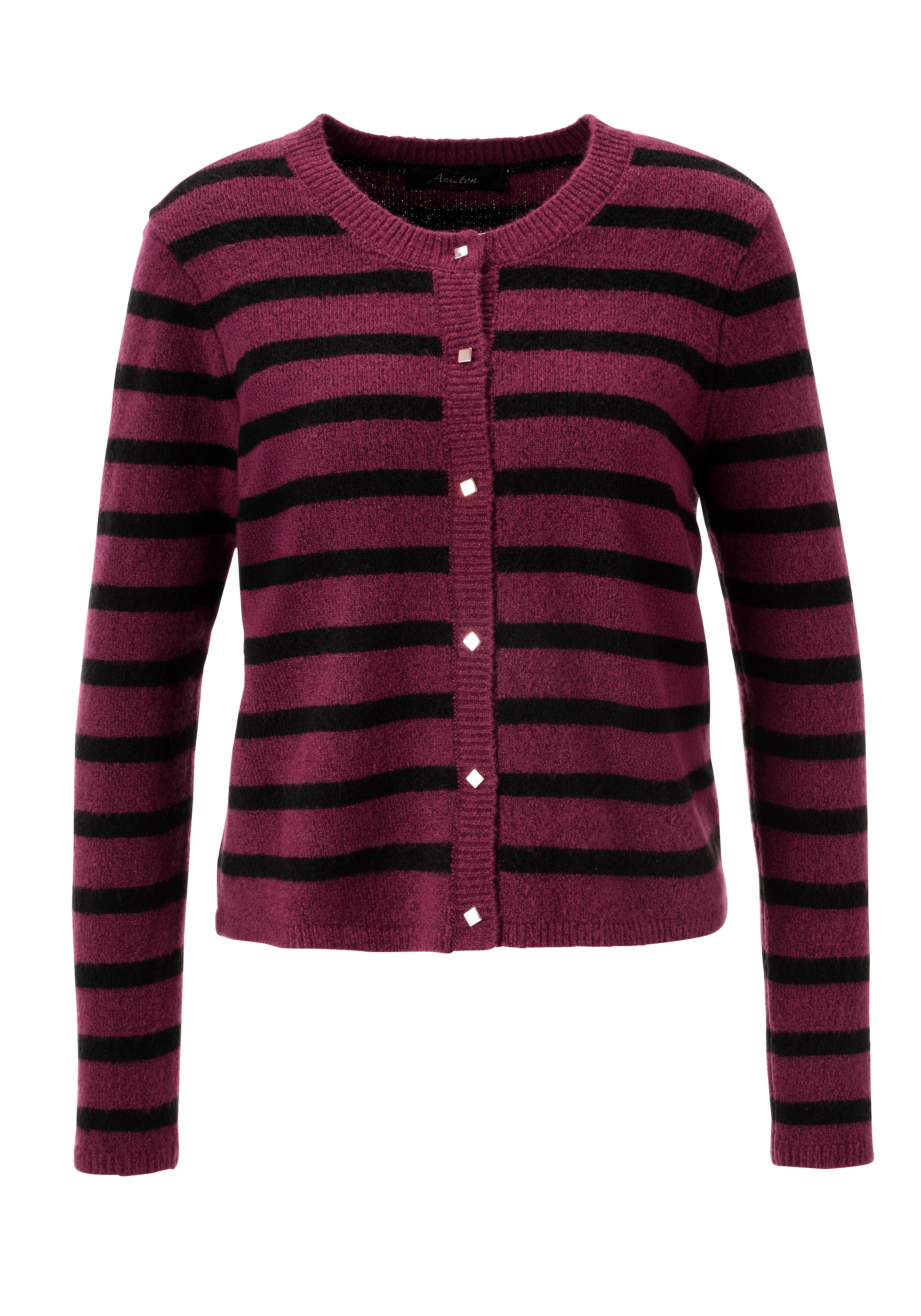 Aniston CASUAL Strickjacke im Streifen-Dessin