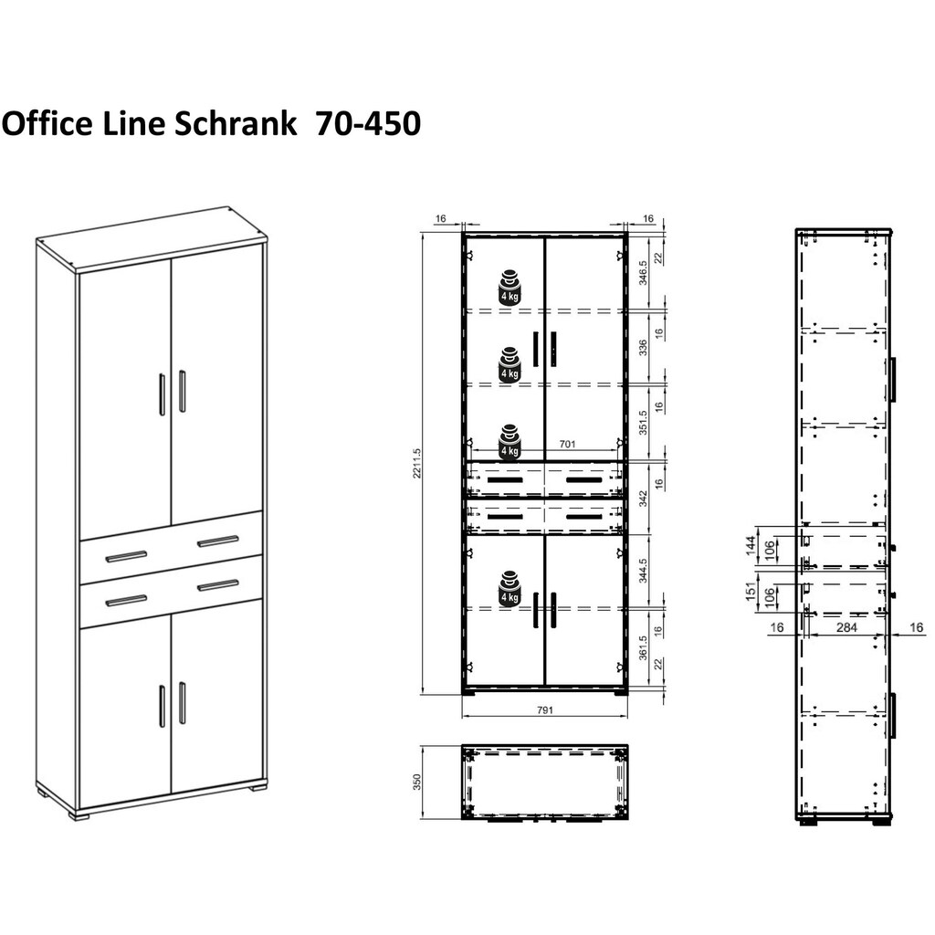 BEGA OFFICE Aktenschrank »Office Line«