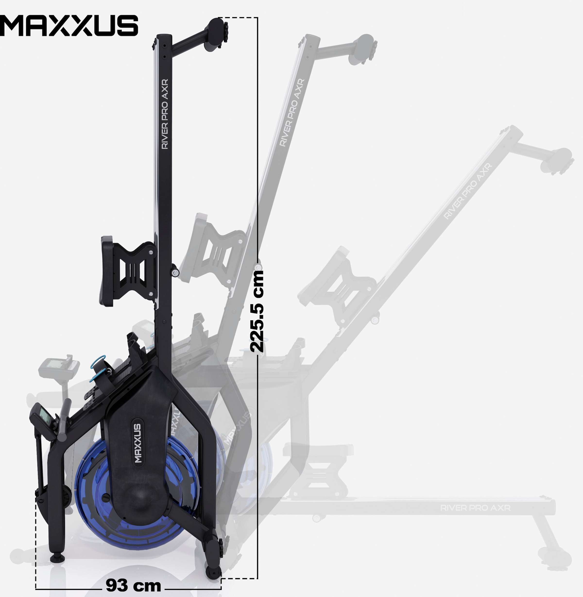 MAXXUS Rudergerät »Ruderzugmaschine mit Wasser«