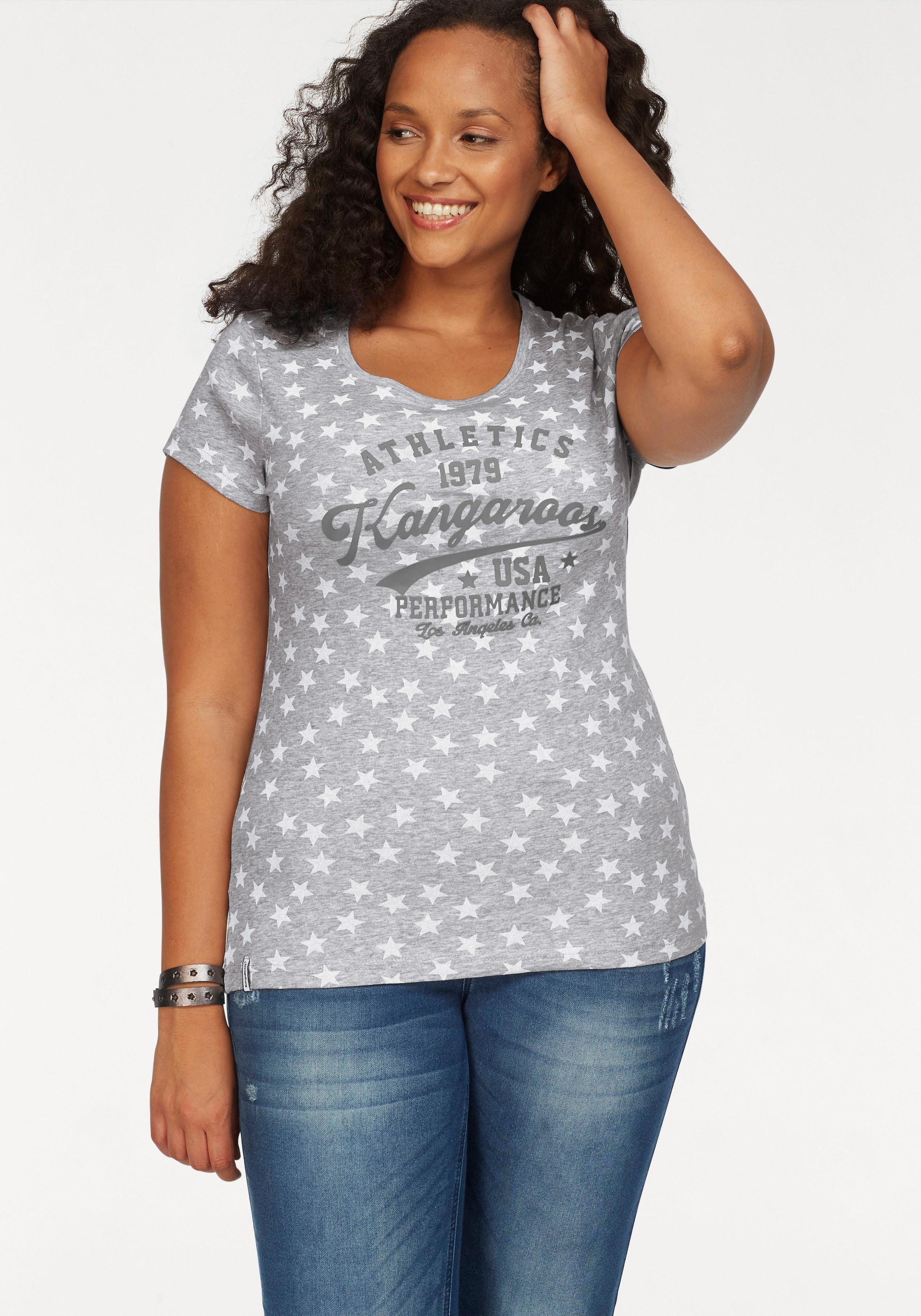 KangaROOS T-Shirt, mit Sternen bedruckt bei ♕