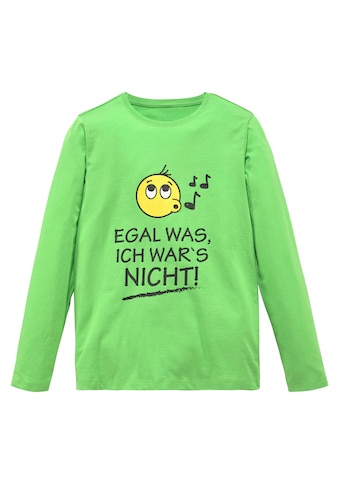 Langarmshirt »EGAL WAS, ICH WAR'S NICHT!«