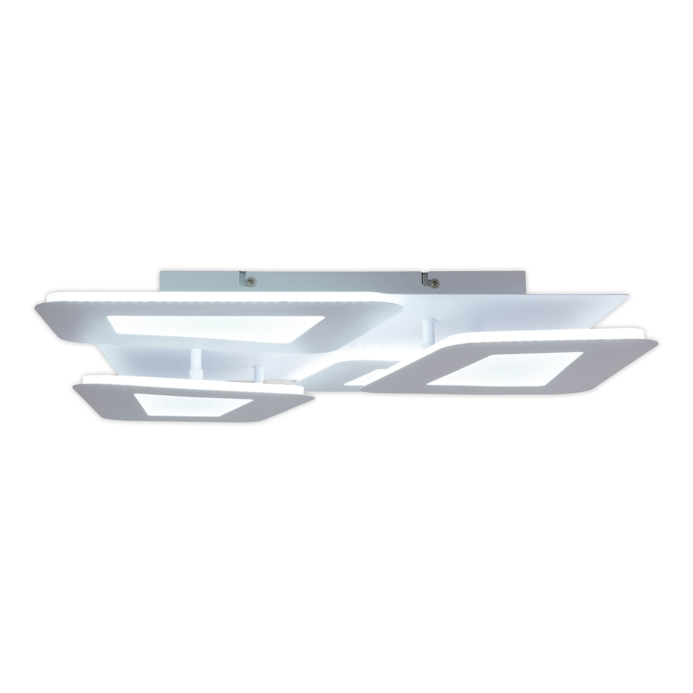 näve LED Deckenleuchte »Simen« LED-Modul 1 Stk. warmweiß - kaltweiß dimmbar, CCT, Memory, Nachtlicht, Fernbedienung, L/B: 48cm, weiß