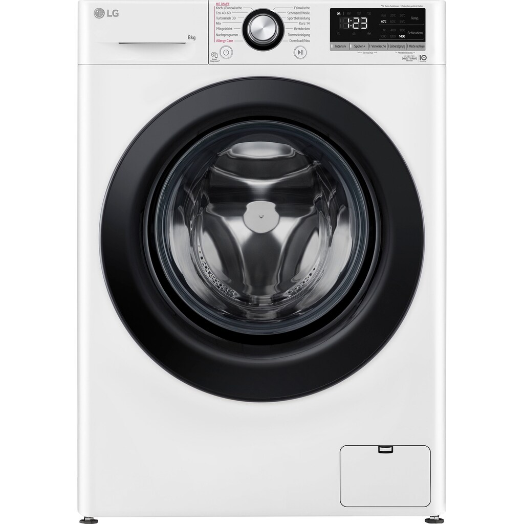 LG Waschmaschine »F4WV4085«, F4WV4085, 8 kg, 1400 U/min