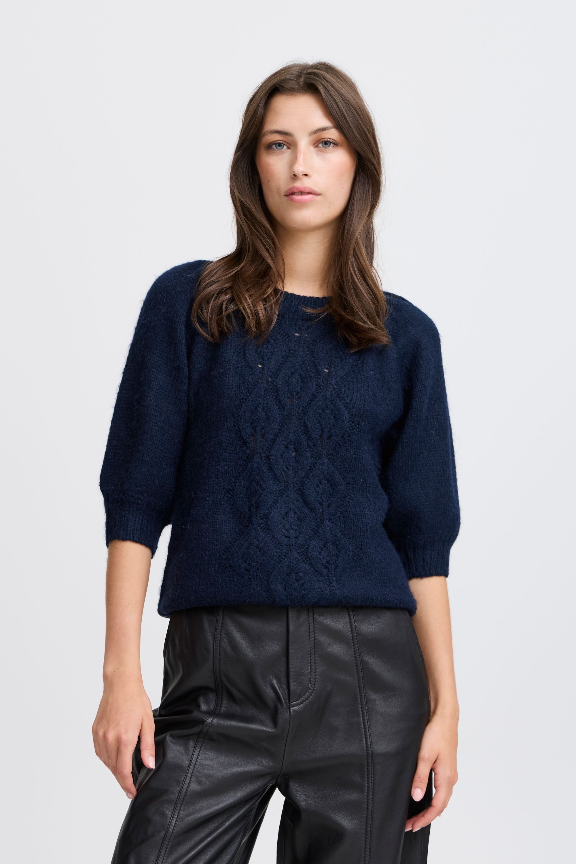b.young Strickpullover »Strickpullover BYOKSANA SHORT SLEEVE JUMPER -«