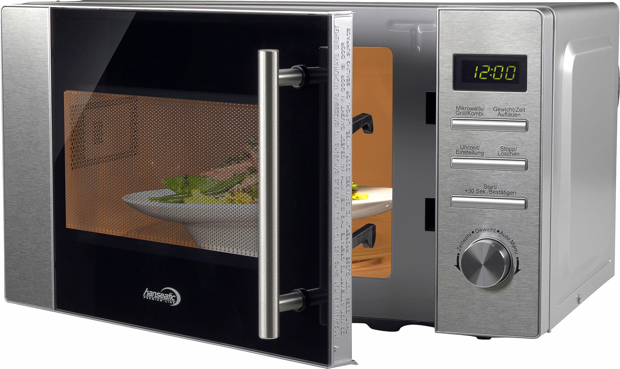 Sharp Mikrowelle »YC-PC254AE-S«, Mikrowelle-Grill und Heißluft, 2050 W  jetzt bei OTTO