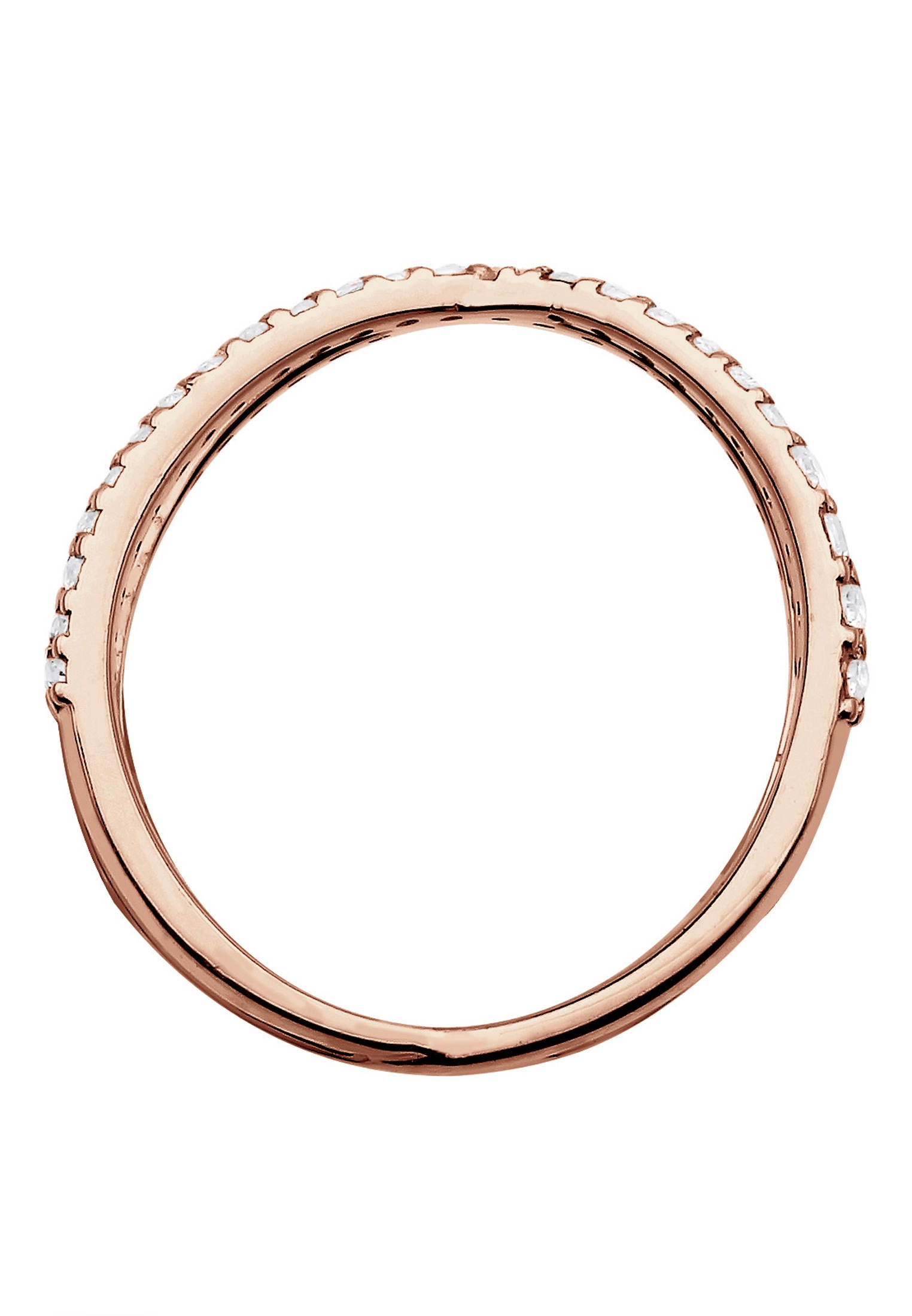 Elli Silberring »Ring Silberring Kreuz mit Zirkonia 925 Silber«