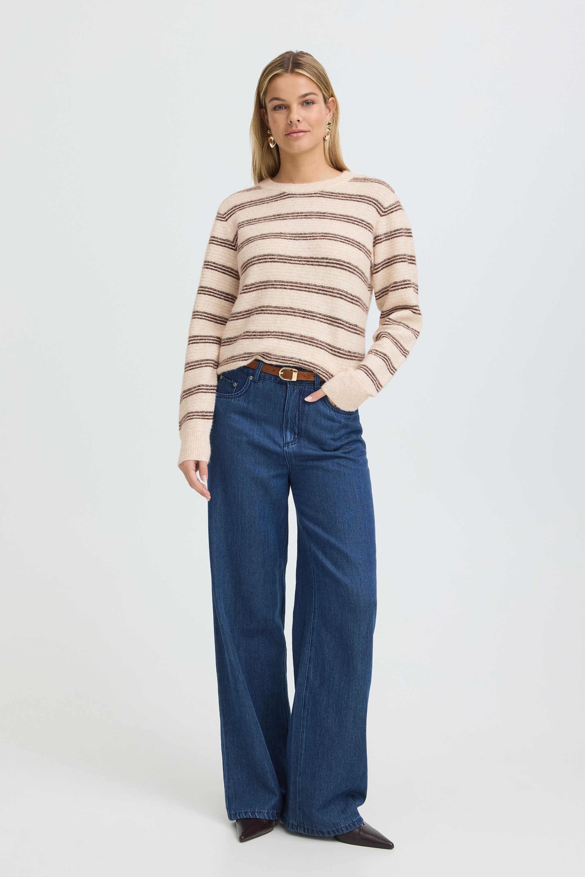 fransa Strickpullover »Damen Langarm FRKENDRA«