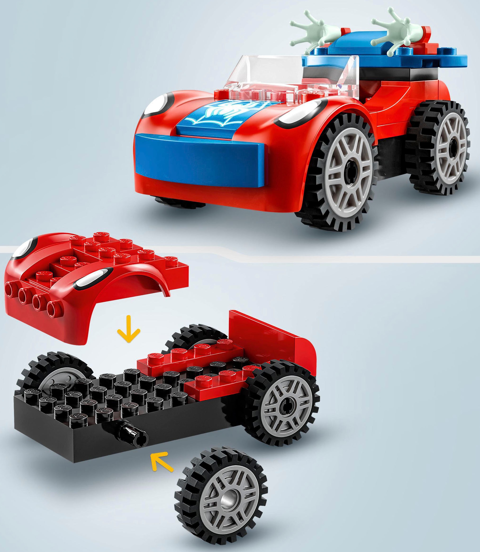 LEGO® Konstruktionsspielsteine »Spider-Mans Auto und Doc Ock (10789), LEGO® Marvel«, (48 St.)