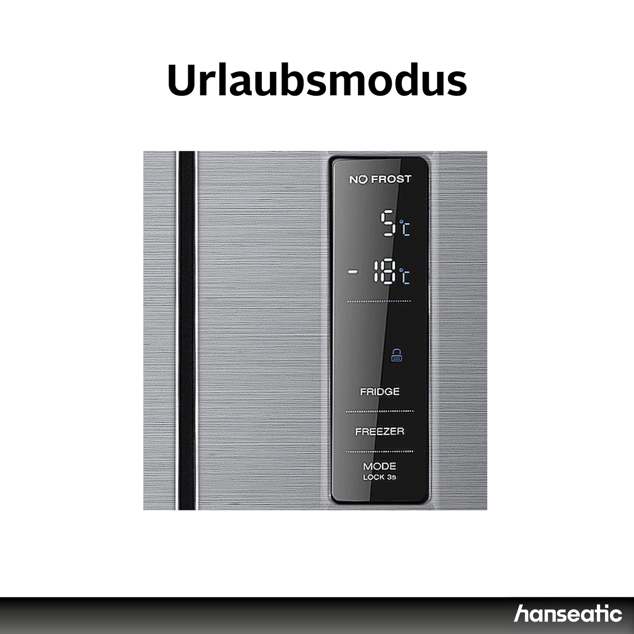 Hanseatic Multi Door »HCDB18080DWDI« 180 cm hoch 79 cm breit inkl. 3 Jahre Herstellergarantie
