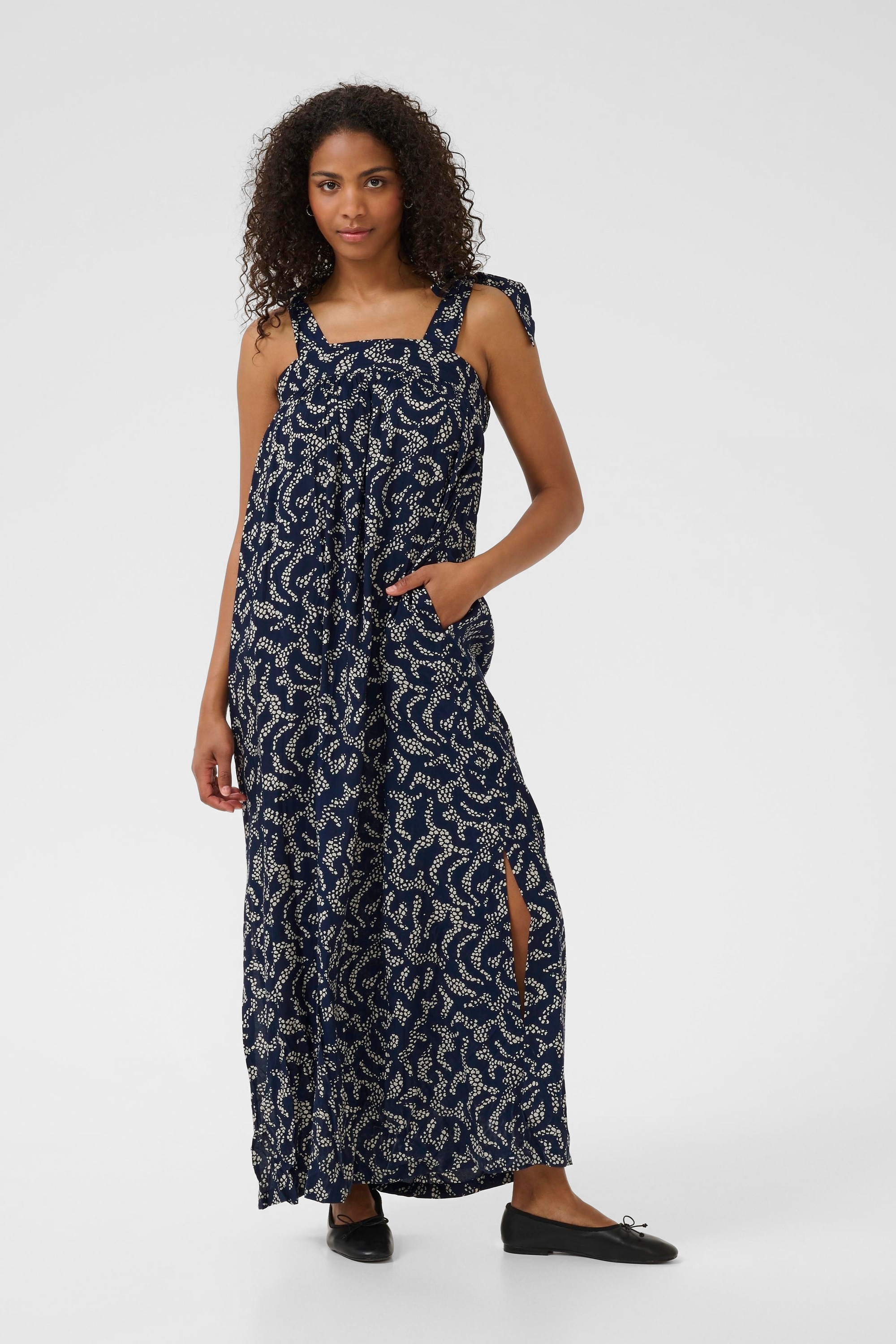 KAFFE Midikleid »Damen Kleid KAbarton«