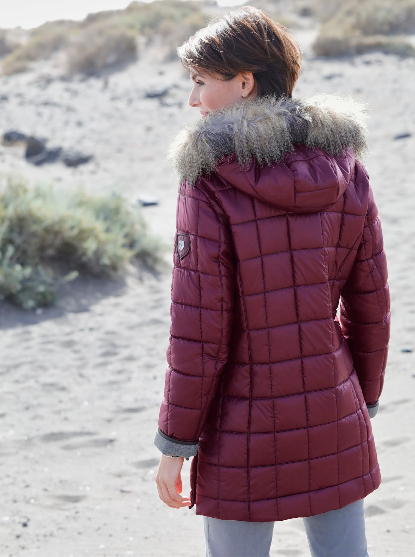Casual Looks Steppjacke, mit Kapuze