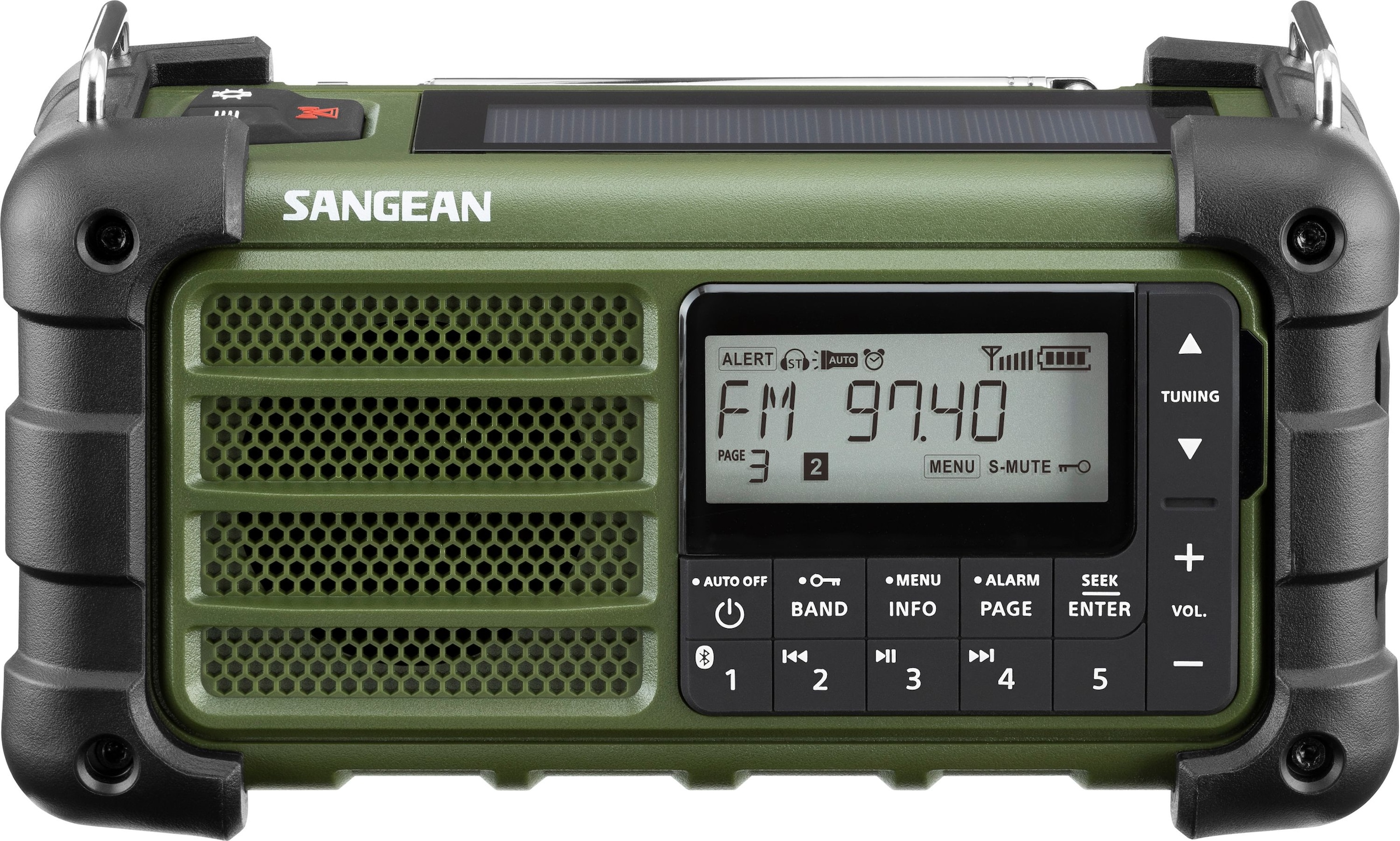 Sangean Notfallradio »MMR-99«, (Bluetooth AM-Tuner-FM-Tuner mit RDS), Multi-Powered Digital Tuning Emergency
