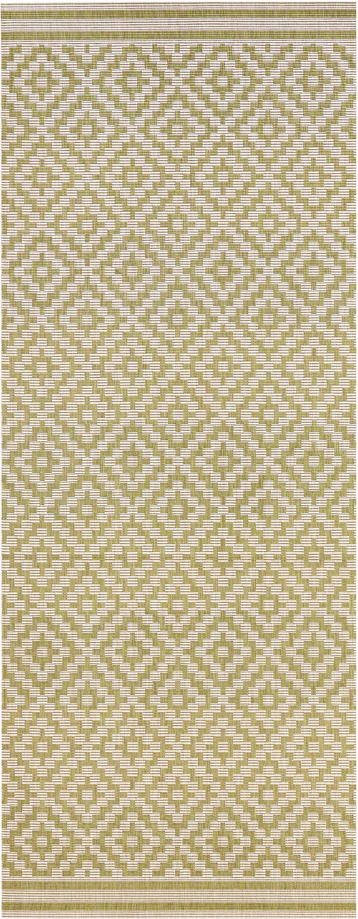 NORTHRUGS Läufer »Raute«, rechteckig, 8 mm Höhe, In-& Outdoor, Teppich, Wetterfest, Balkon, Garten, Wohnzimmer, Raute