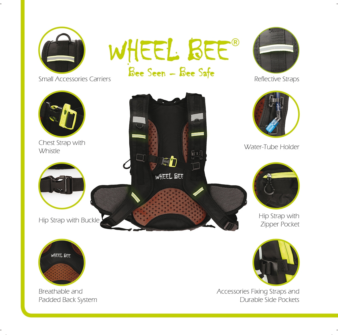 Wheel-Bee Fahrradrucksack »Wheel Bee® Bike Backpack Stelvio«