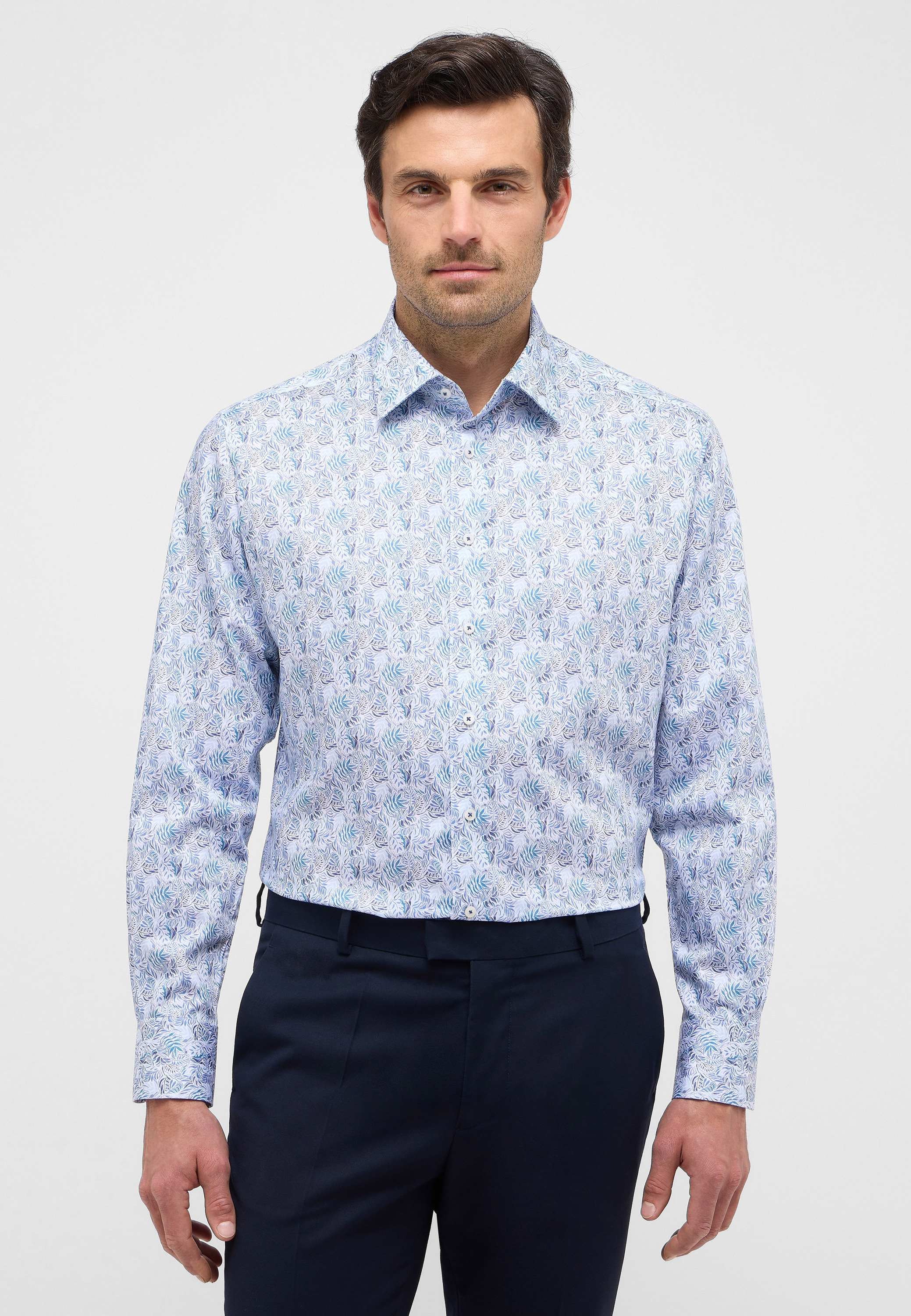 Eterna Langarmhemd »MODERN FIT«, NON IRON (bügelfrei)