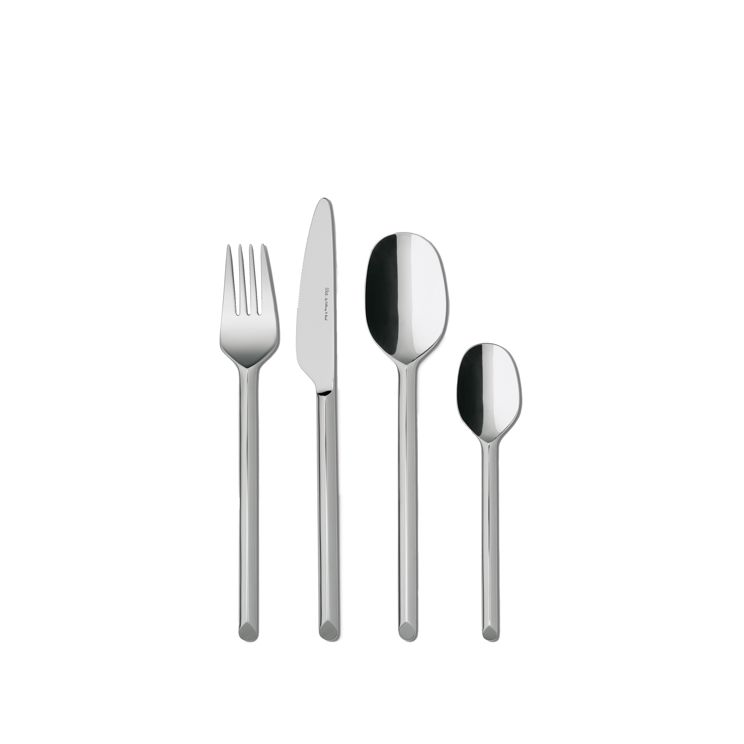 like. by Villeroy & Boch Besteck-Set »Like Besteckset« Rostfreier und spülmaschinenfester Edelstahl