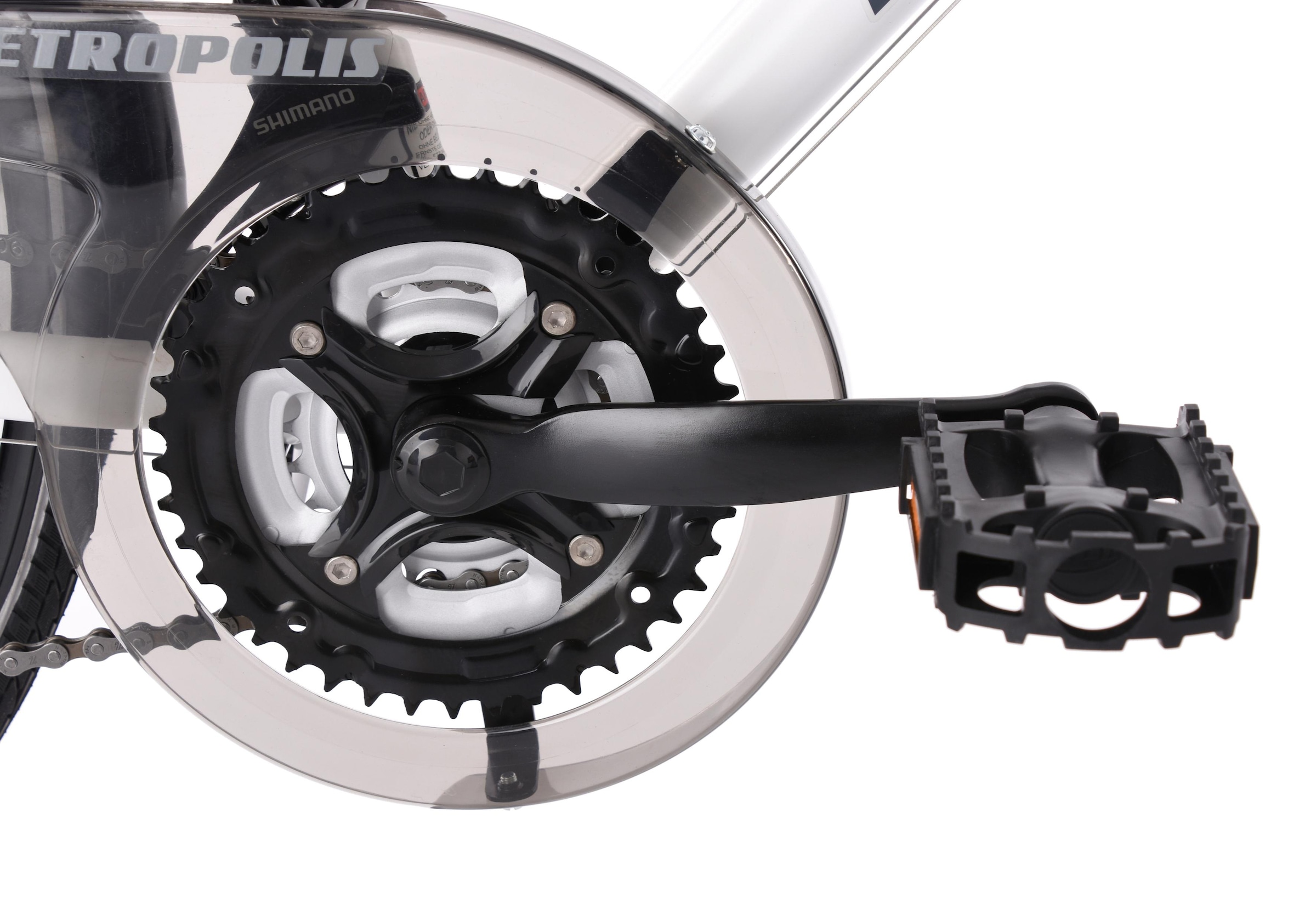 KS Cycling Trekkingrad »Metropolis«, 21 Gang, Shimano, Tourney Schaltwerk, Kettenschaltung, für Damen, Kettenschaltung