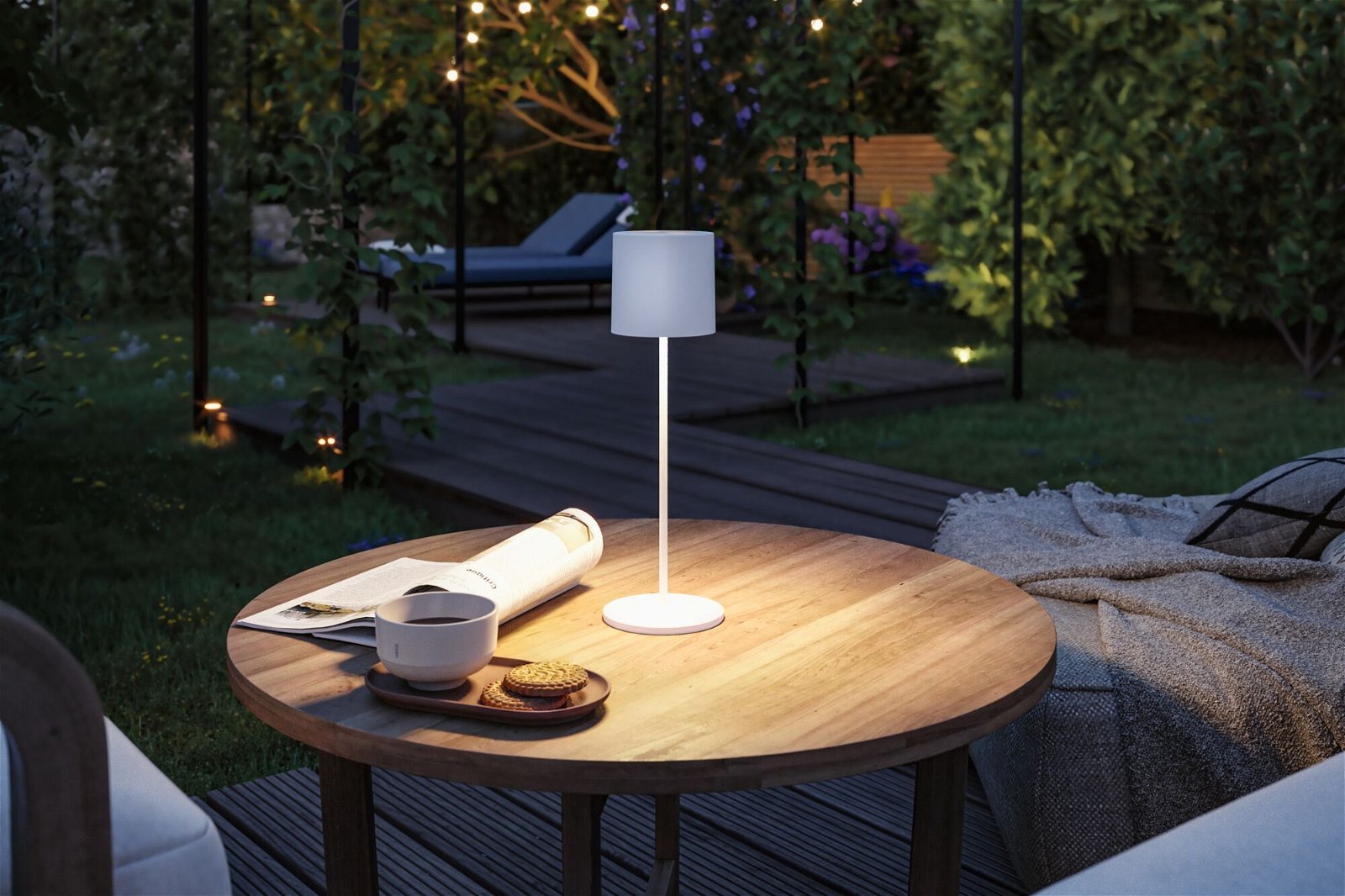 Paulmann LED Außen-Tischleuchte »Mobile Tuni IP44 2700K dimmbar 2,8W USBC« 1 Stk. Warmweiß