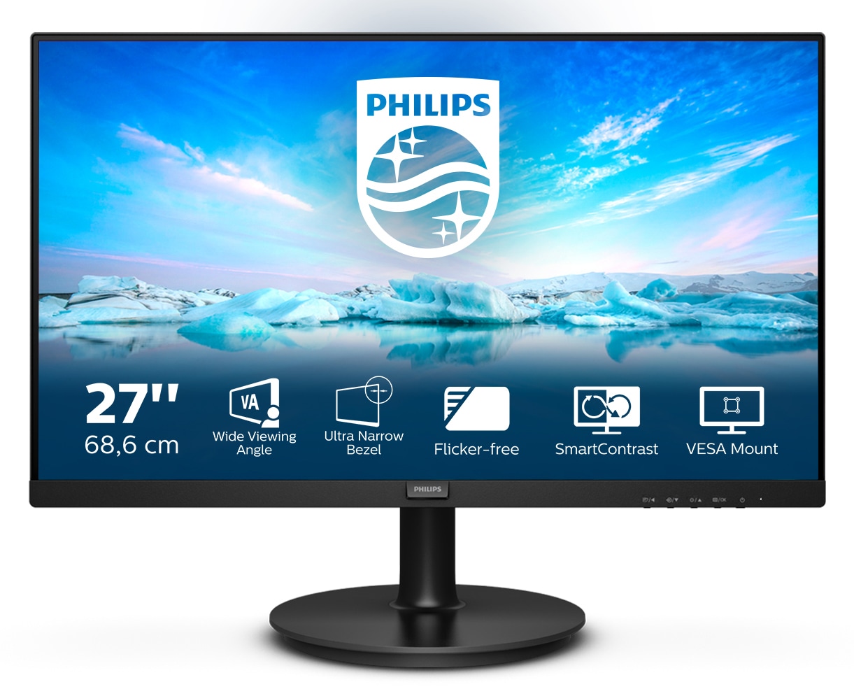 Hyrican PC-Komplettsystem »Multimedia Rockstar SET02175«, Windows 11, inklusive 27" Monitor Philips 271V8LA