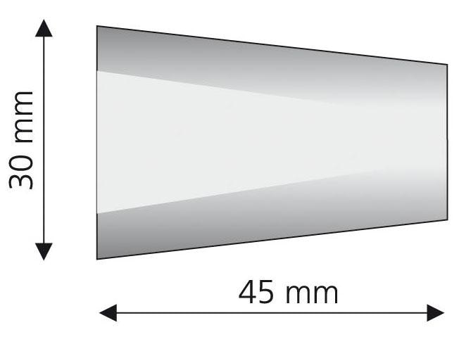 Liedeco Gardinenstangen-Endstück »Dust«, (Set, 2 St.), für Gardinenstangen  Ø 16 mm